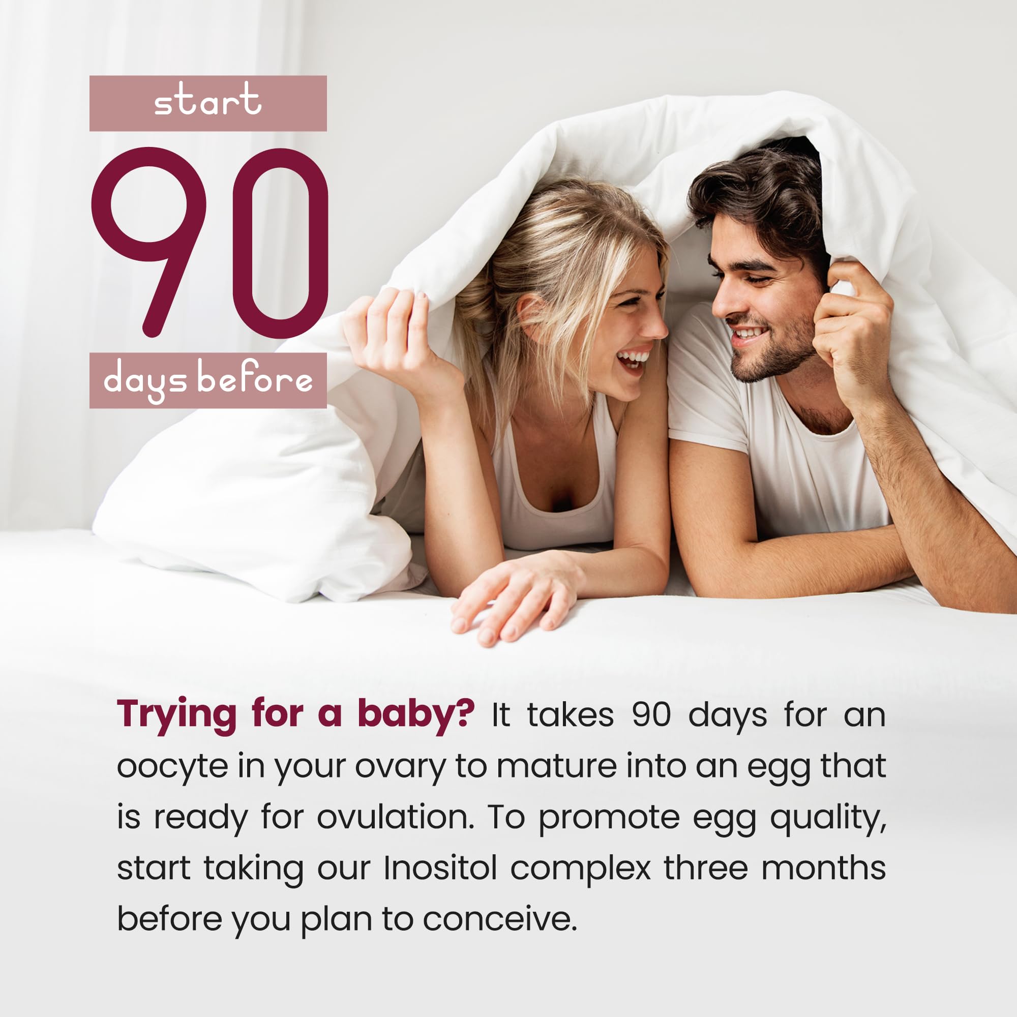 Myo and D-Chiro Inositol Complex - 4000mg per 4 Tablets - 120 Tablets (30 Day Supply)