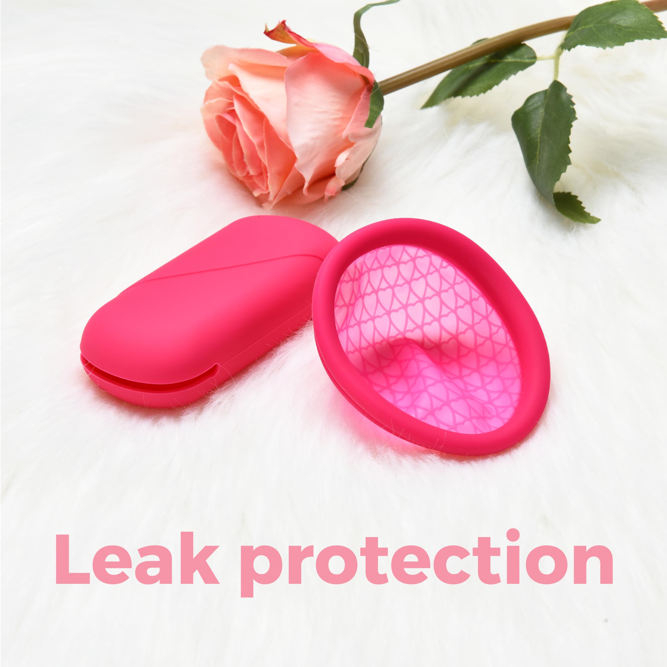 Hawwwy Reusable Menstrual Cup - Washable Period Cup with Flat-fold Compact Design