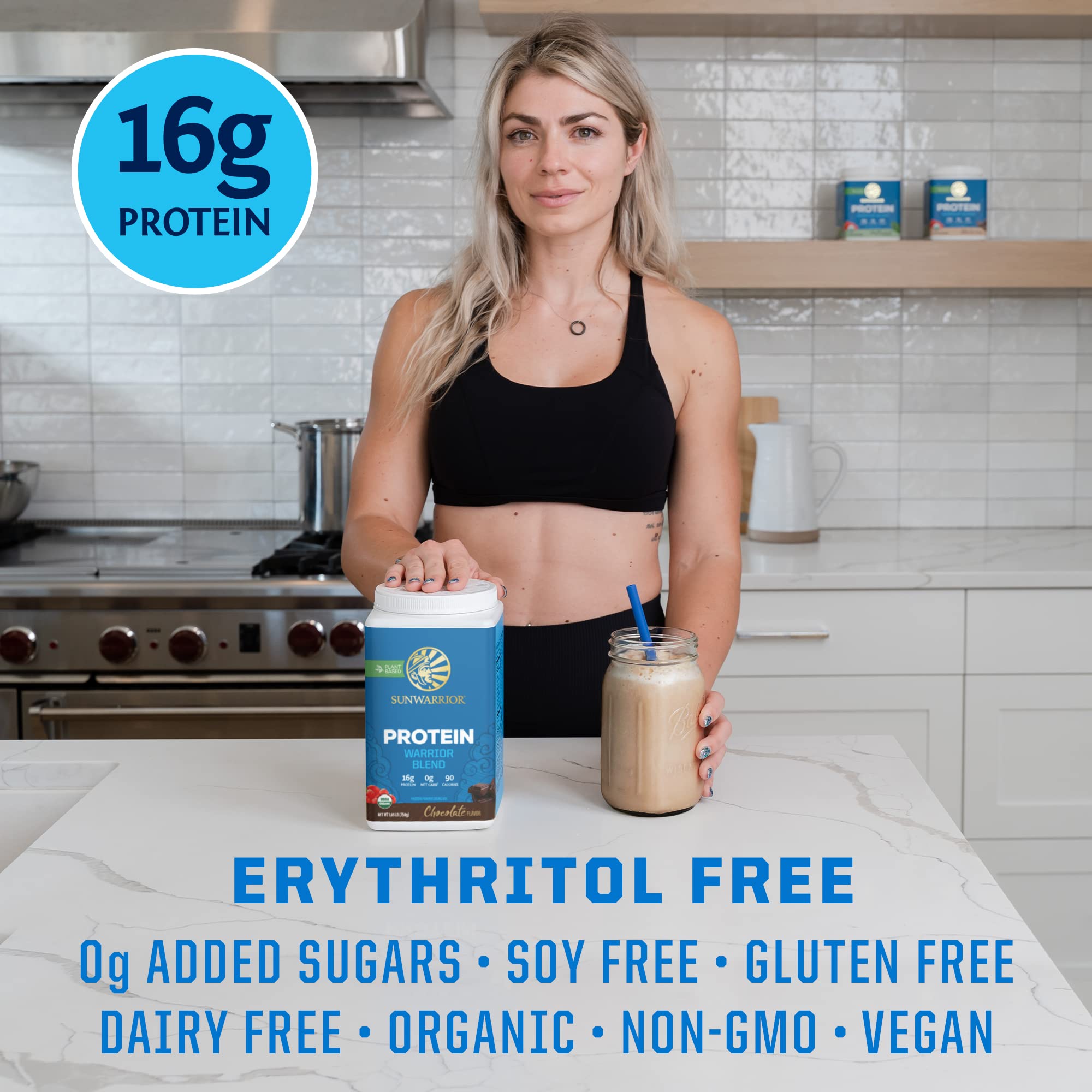 Vegan Organic Protein Powder Plant-based | BCAA Amino Acids Hemp Seed Soy