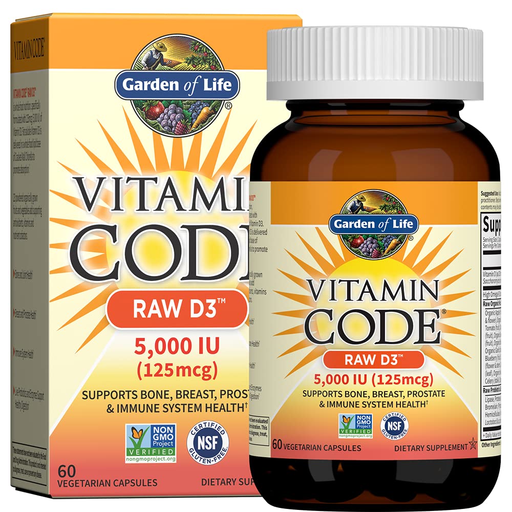 Garden of Life Organics Prenatal Vitamin: Folate for Energy & Healthy Fetal Development & Vitamin D