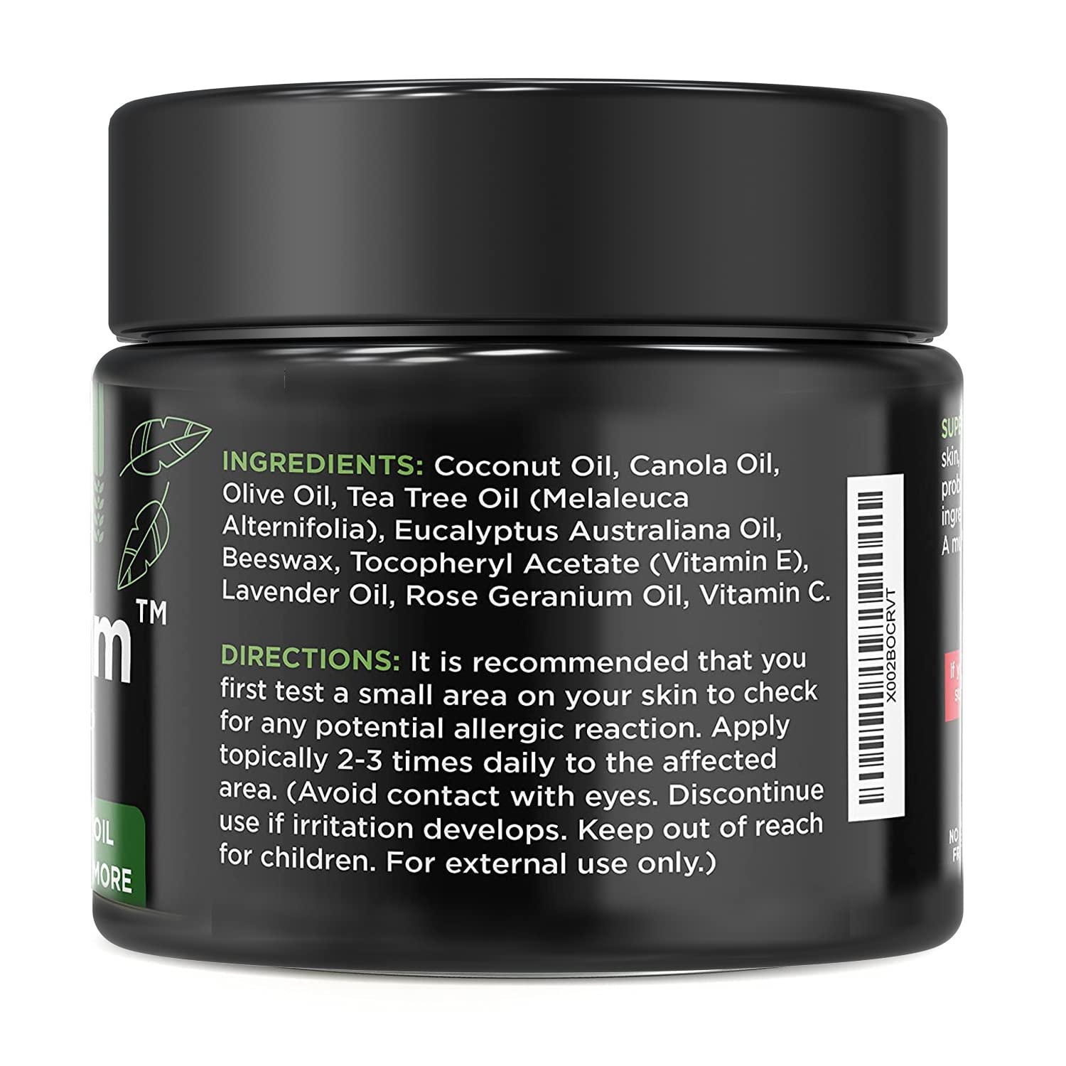 DAILY REMEDY Tea Tree Oil Extra Strength Super Balm - Athletes Foot Cream Combats