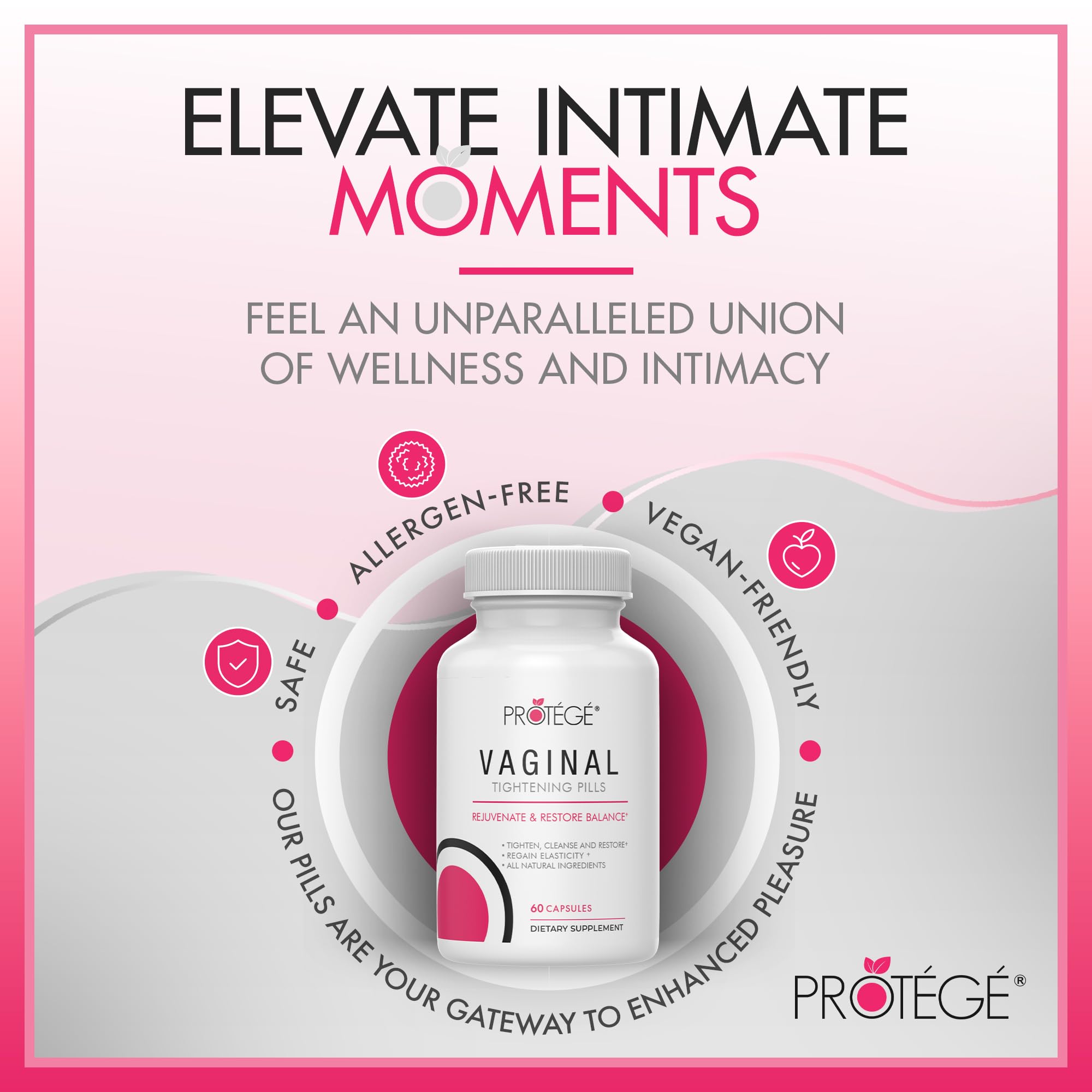 Protege Premium Vaginal Tightening Pills - Vaginal Tightening Products for Women - Vaginial Rejuvenation