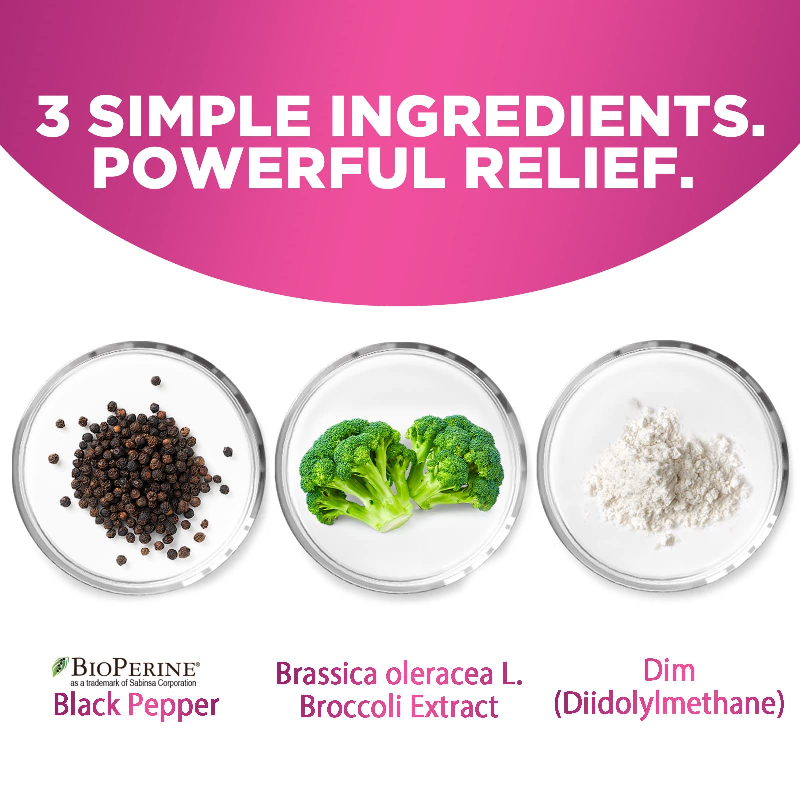 Nature's Glow Menopause Supplements for Women w/DIM - Menopause Relief Vitamins