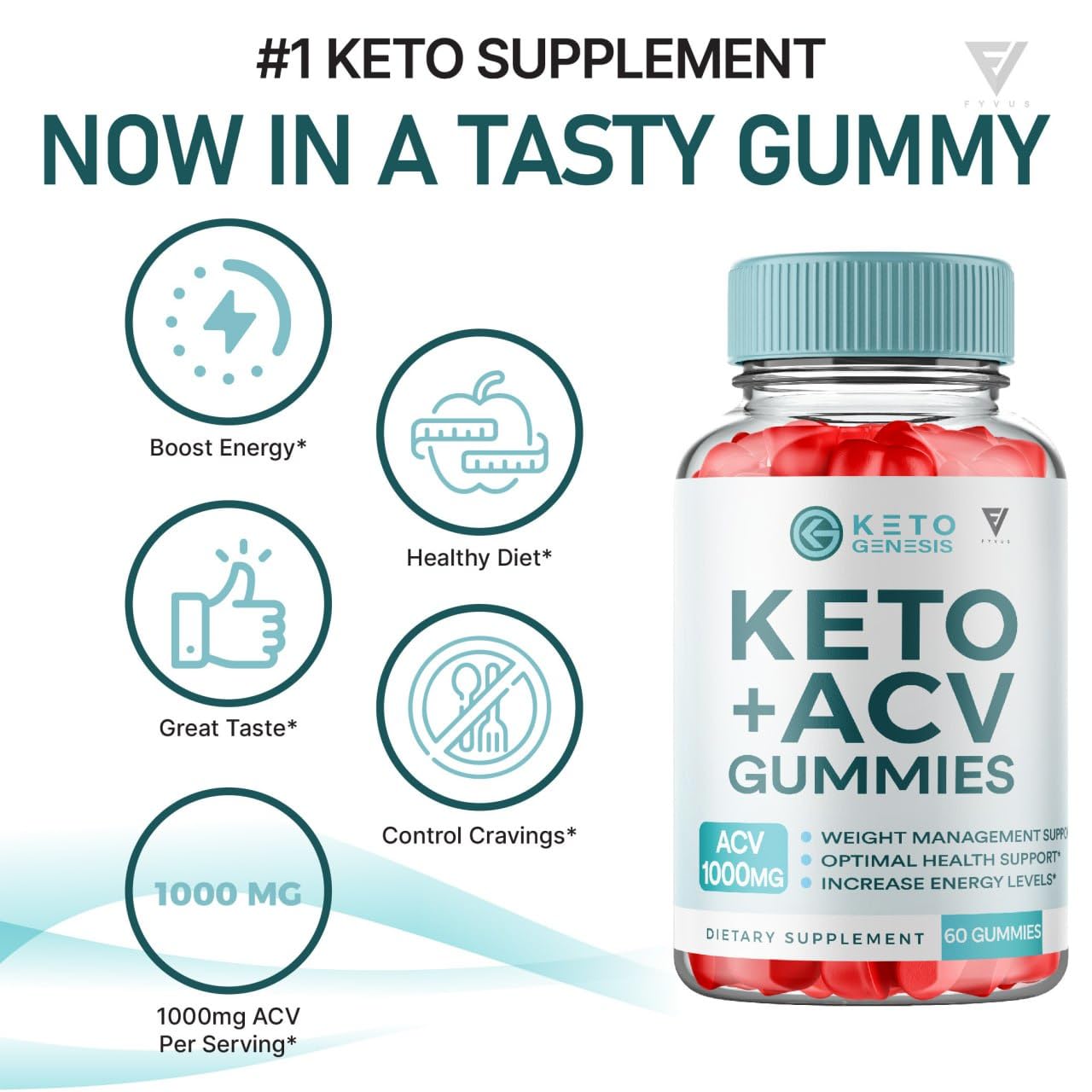 (2 Pack) Keto Genesis Keto ACV Gummies Advanced Weight Loss, Ketogenesis Keto