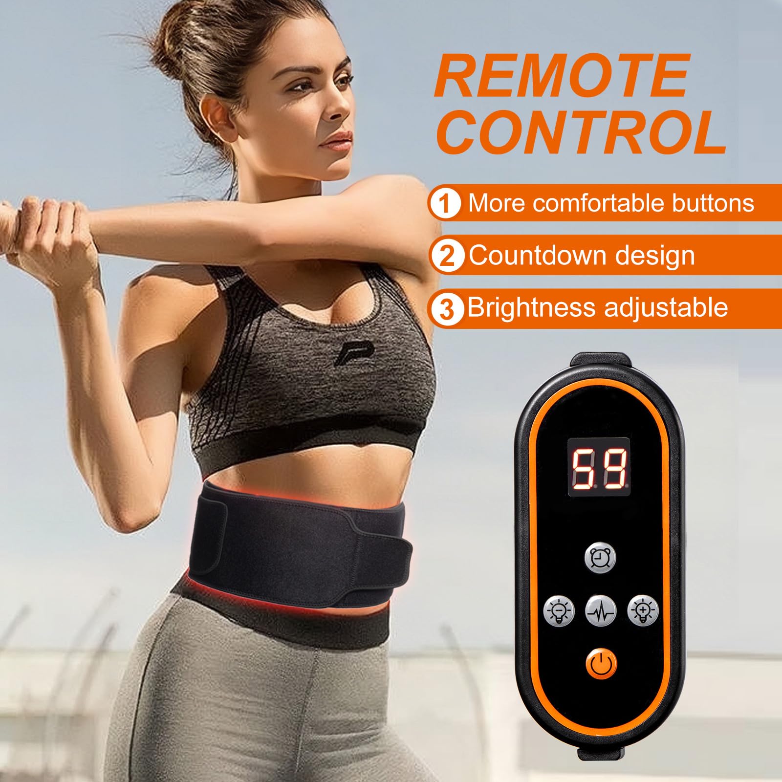 EquiZen Red Light Therapy Belt - Red Light Therapy for Body, Infrared Light Therapy Device