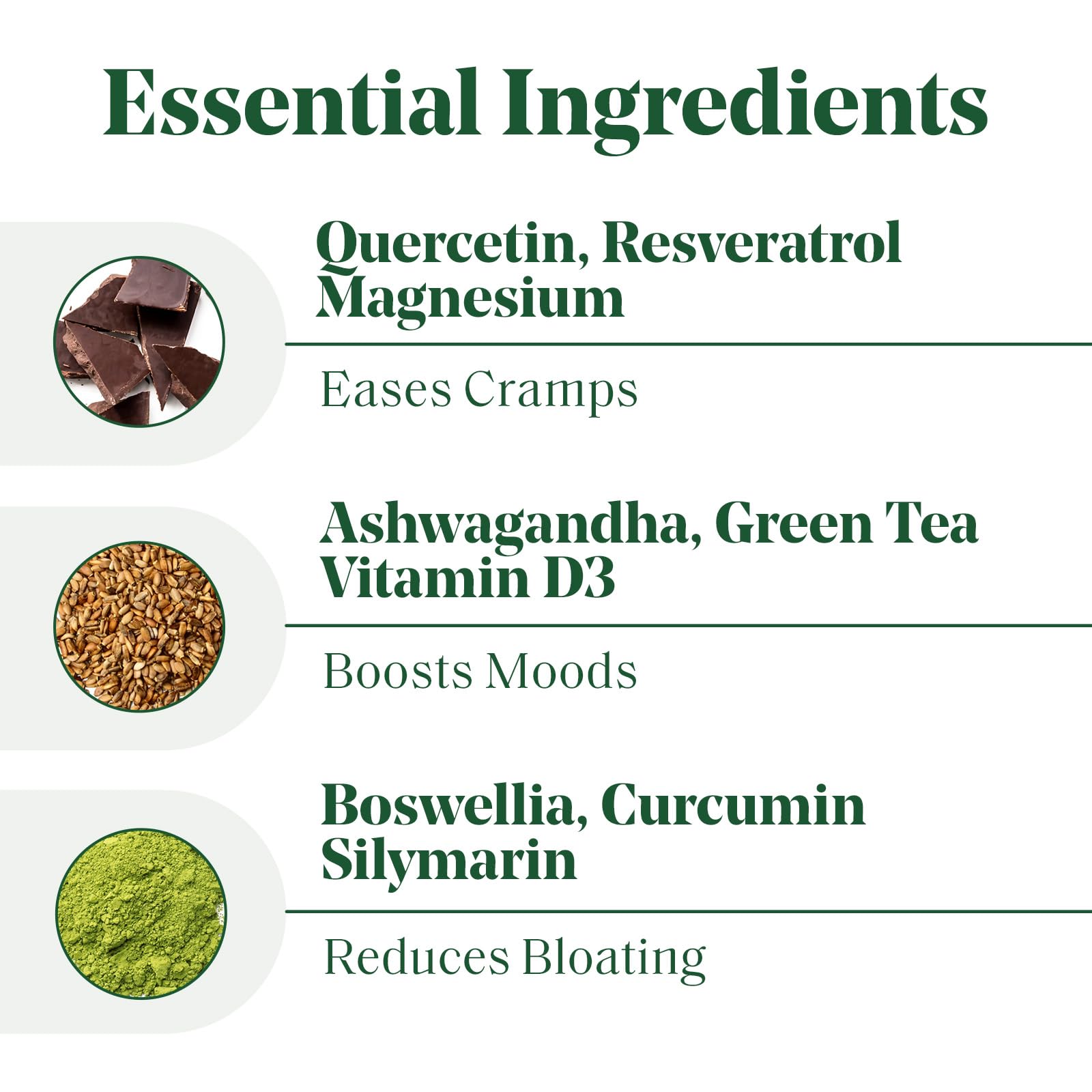 PMS & Period Relief - Menstrual Cramp Relief: No More Period Cramps, Mood Swings, or Bloating