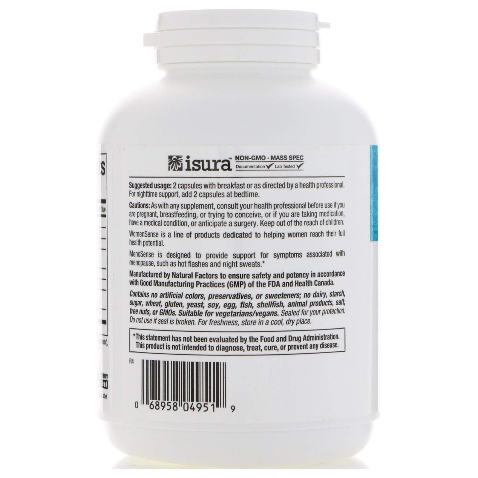Natural Factors - MenoSense 180 VCAP
