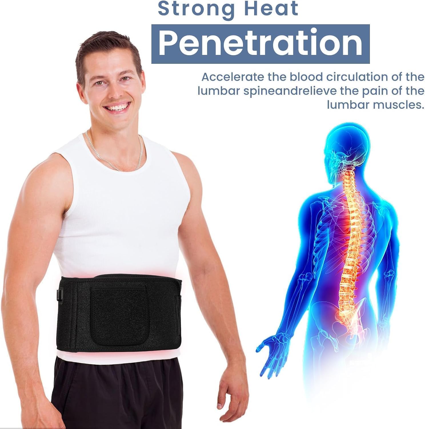Red Light Therapy Belt - Near Infrared Light Therapy & Red Light Therapy for Body,660nm&850nm