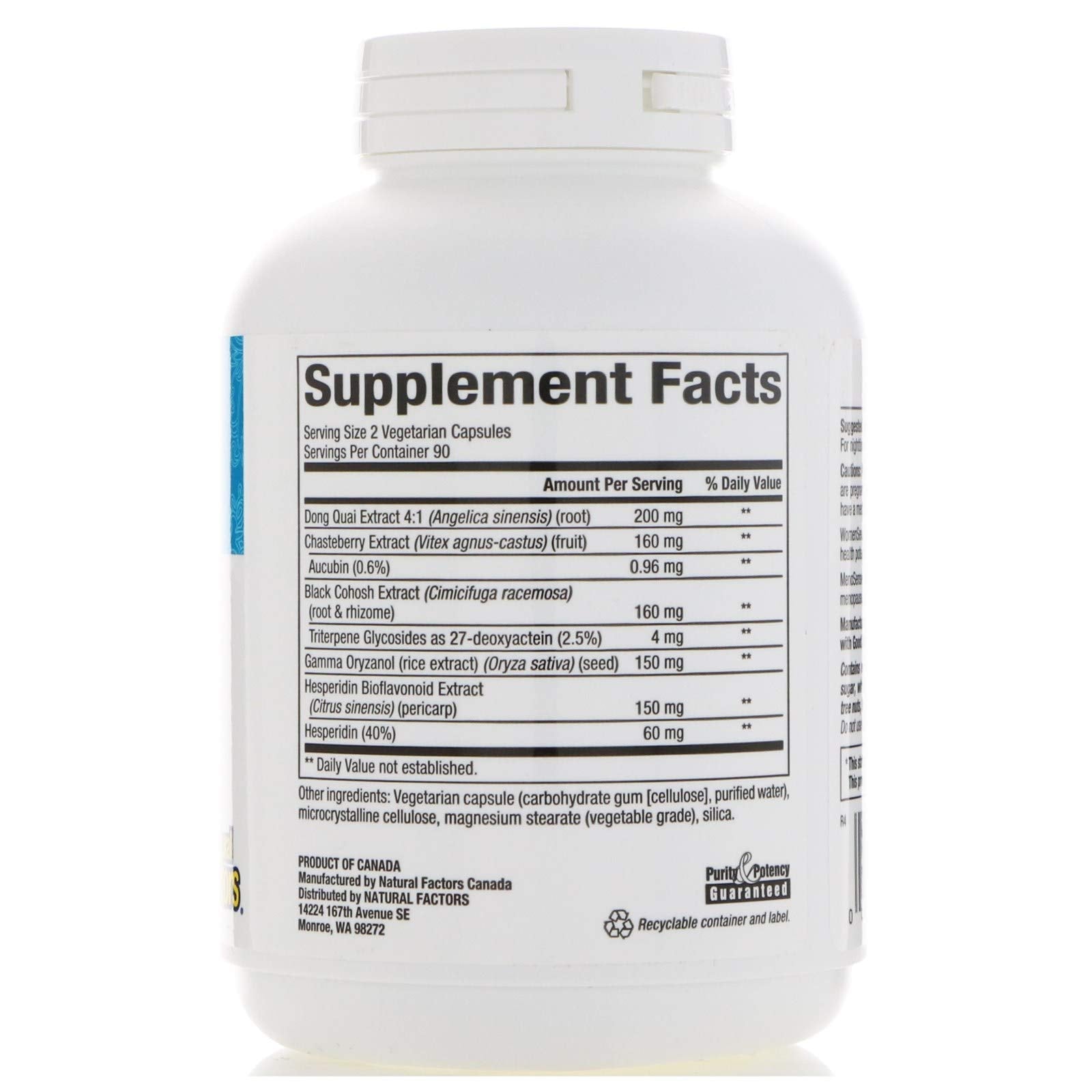 Natural Factors - MenoSense 180 VCAP