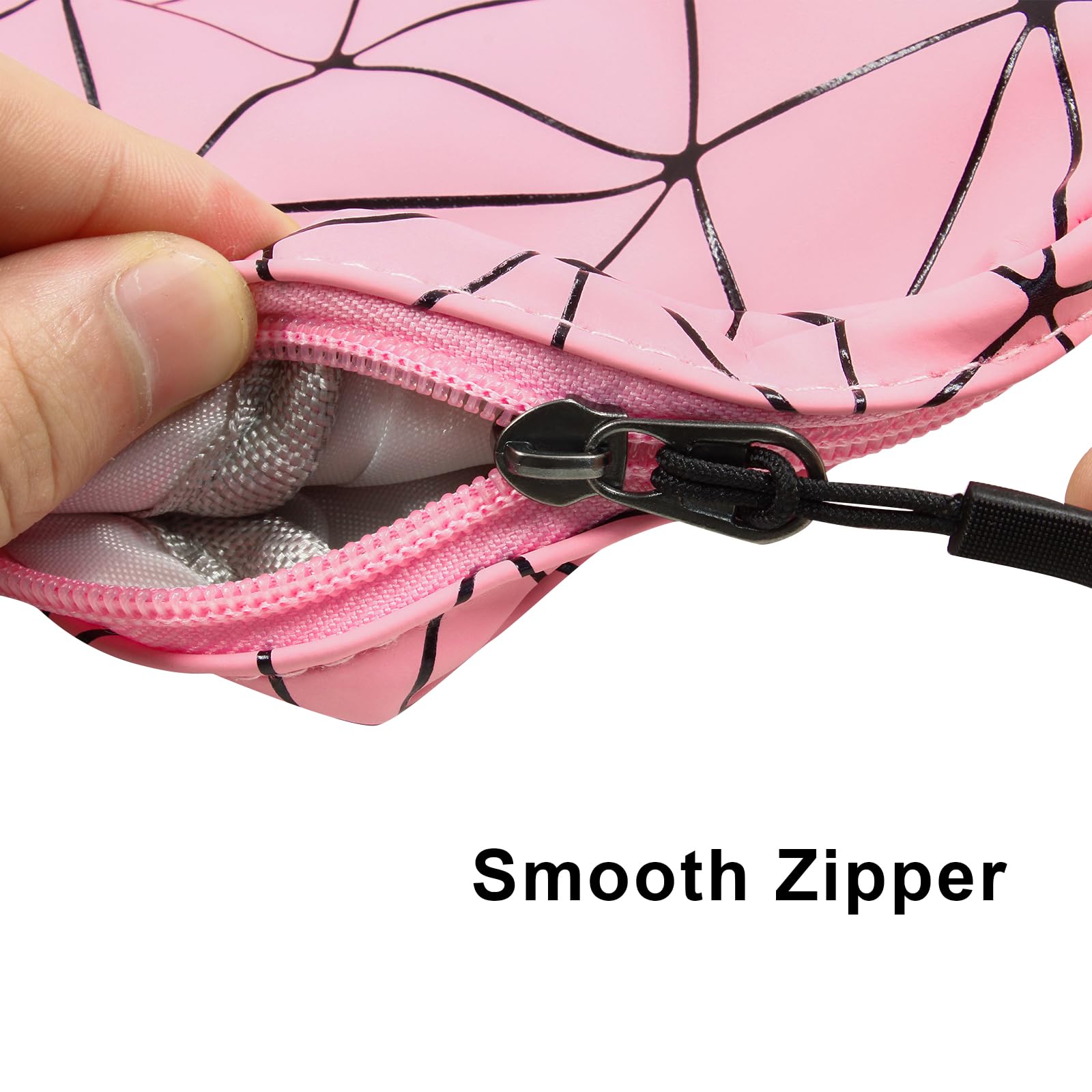 Uenhoy 4 Pcs Sanitary Napkin Storage Bags with Zipper, Portable Waterproof Menstrual Cup