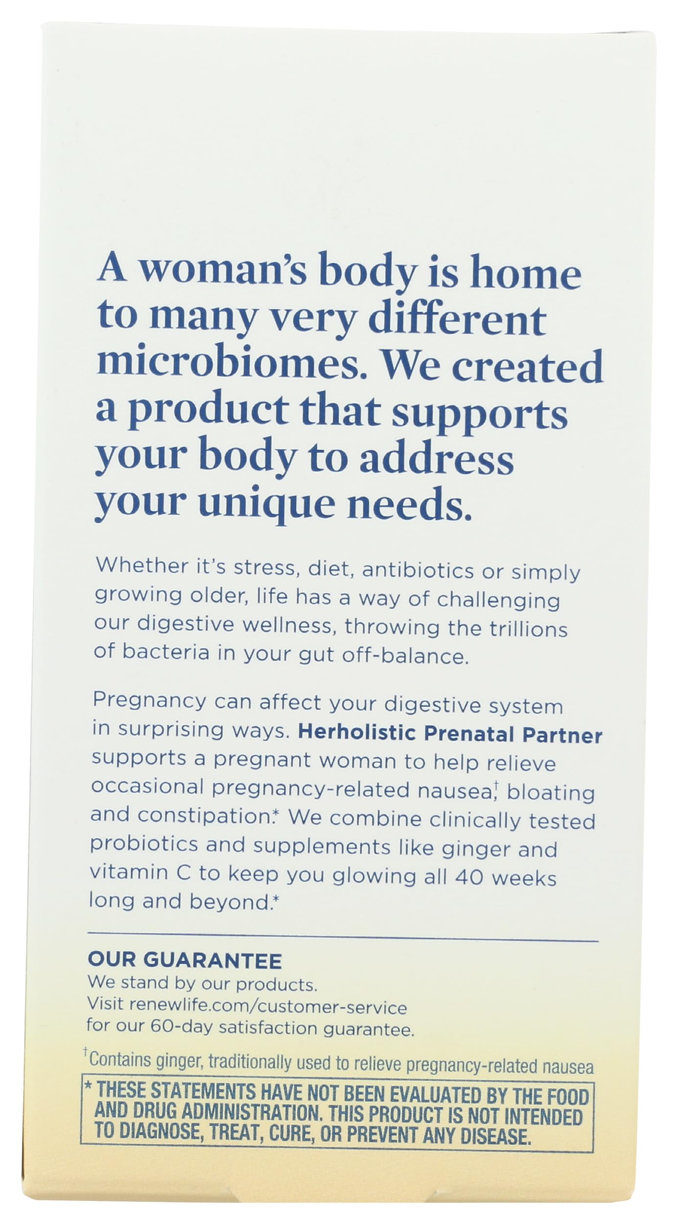 Renew Life Herholistic Prenatal Partner Probiotic 40 Billion, 30 CT