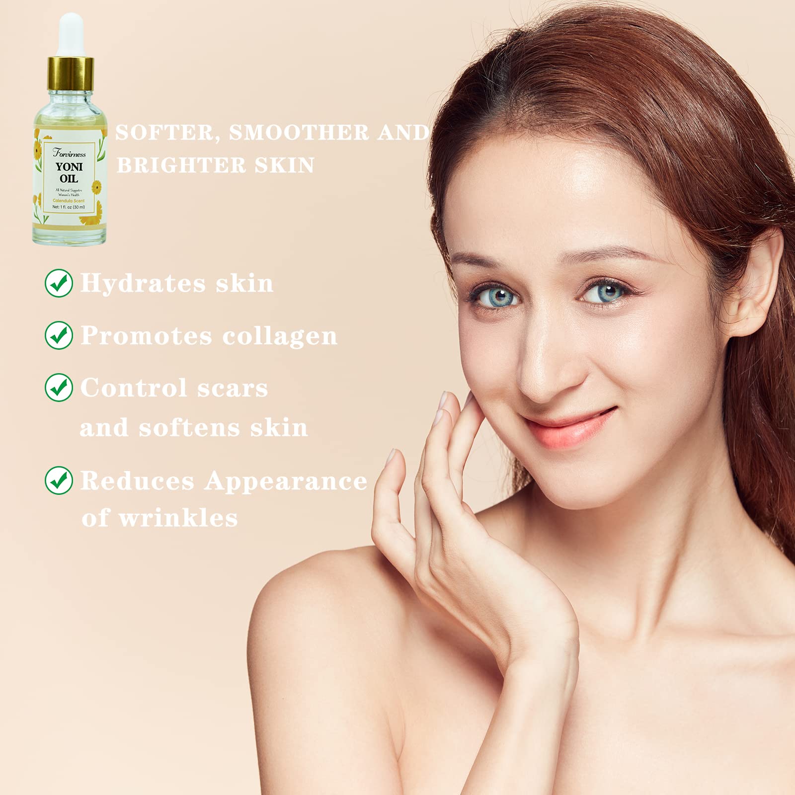 3 Packs Natural Yoni Oil Feminine Wash Ph Balanced for Women, Eliminates Vaginal Odor