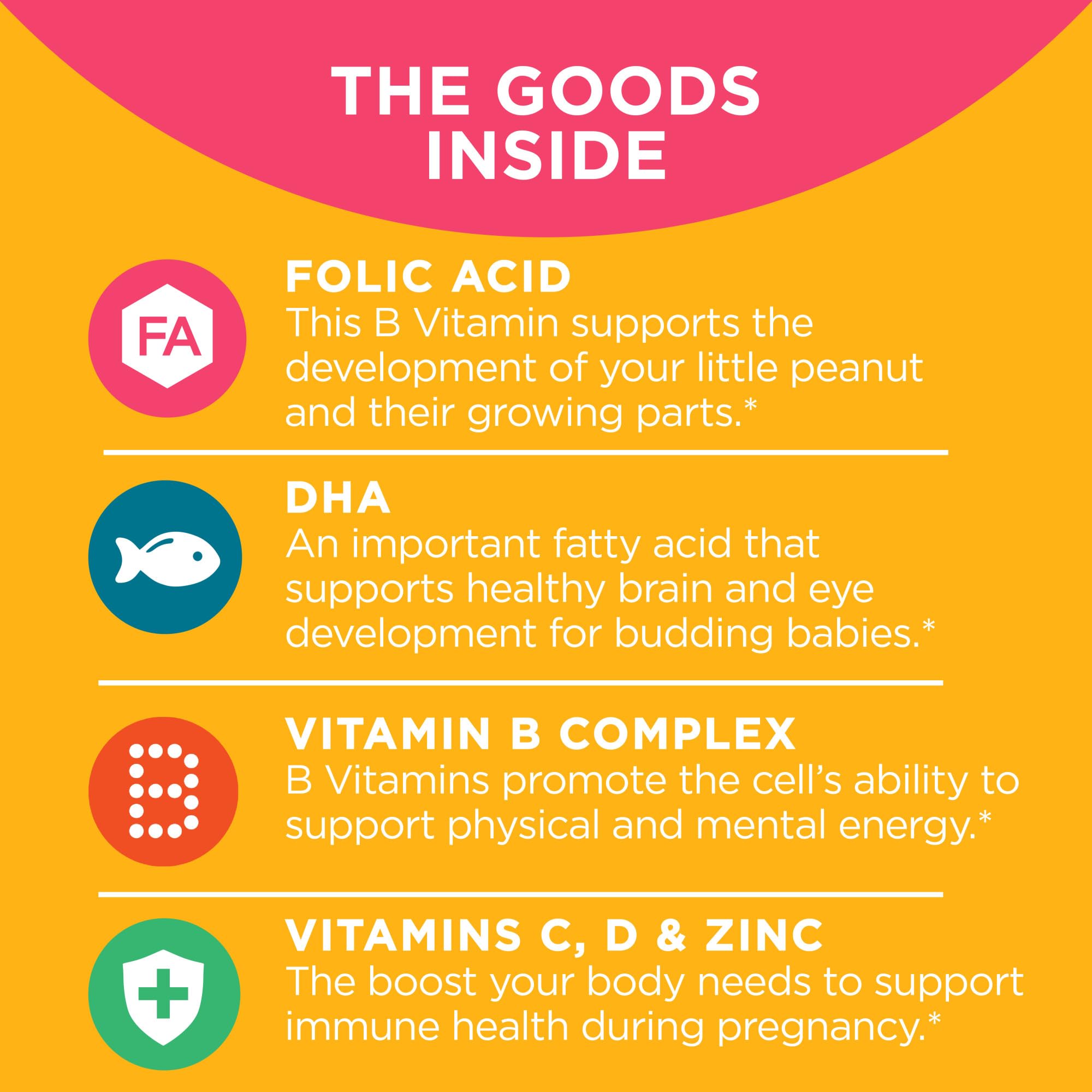 OLLY Ultra Strength Prenatal Multivitamin Softgels, Supports Healthy Growth, Brain Development