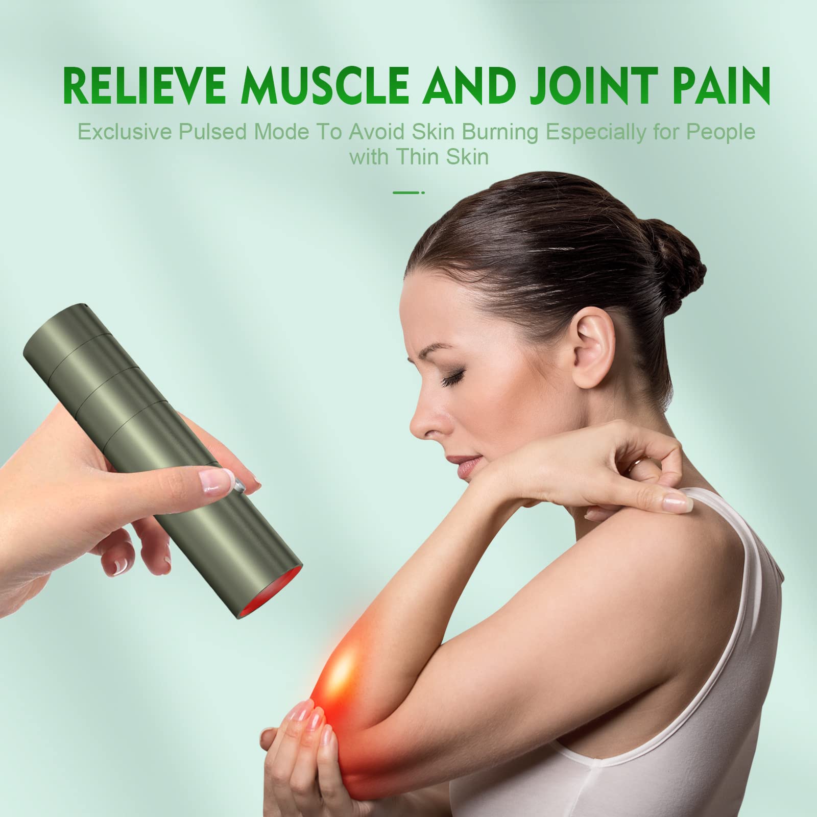 Red Light Therapy Device- Upgraded 5 in 1Red Infrared Light Machine for Body Joints & Muscles Pain Relief