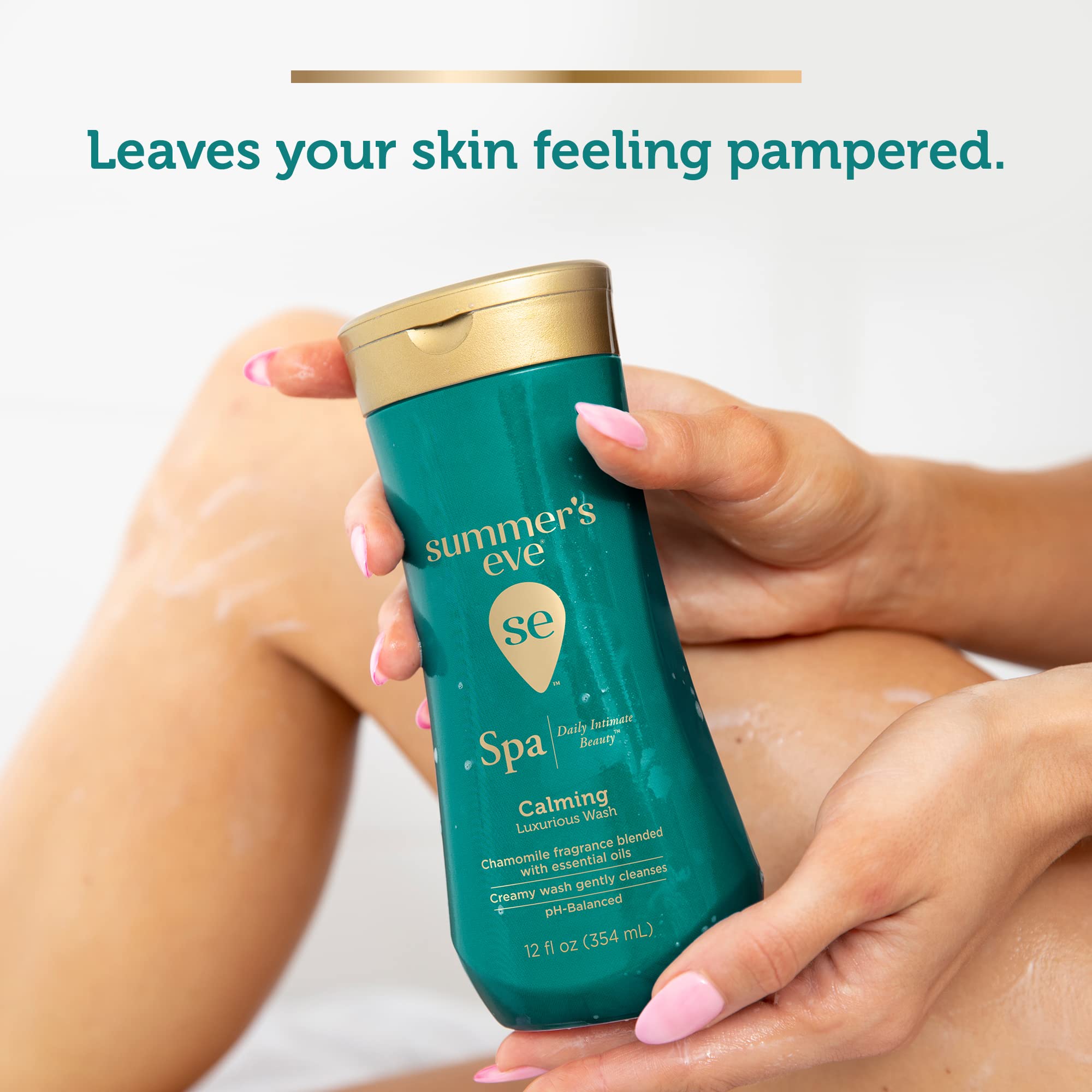 Summer's Eve Spa Daily Intimate Wash, Luxurious Cleansing All Over Feminine Body Wash