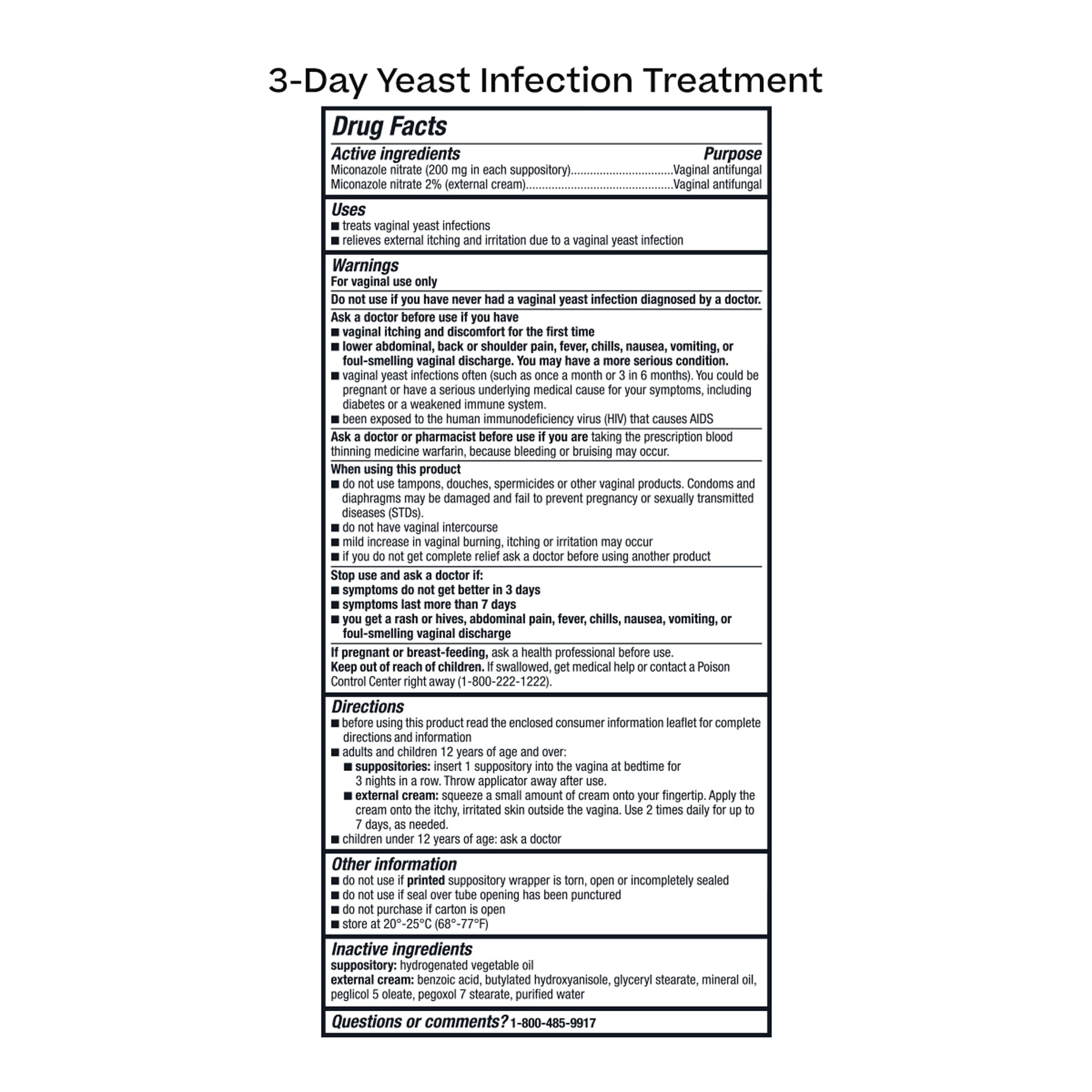 Stix 3-Day Yeast Infection Treatment for Women - Relieves External Itching & Irritation