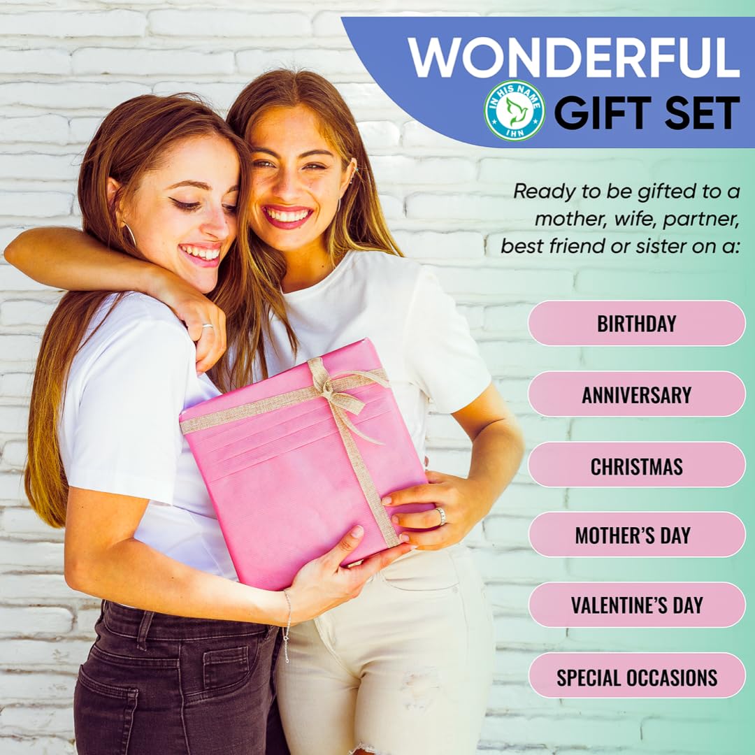 Scented Candles Gift for Women, 4 Pack, Reusable Tin Box, Luxury Candles for Home