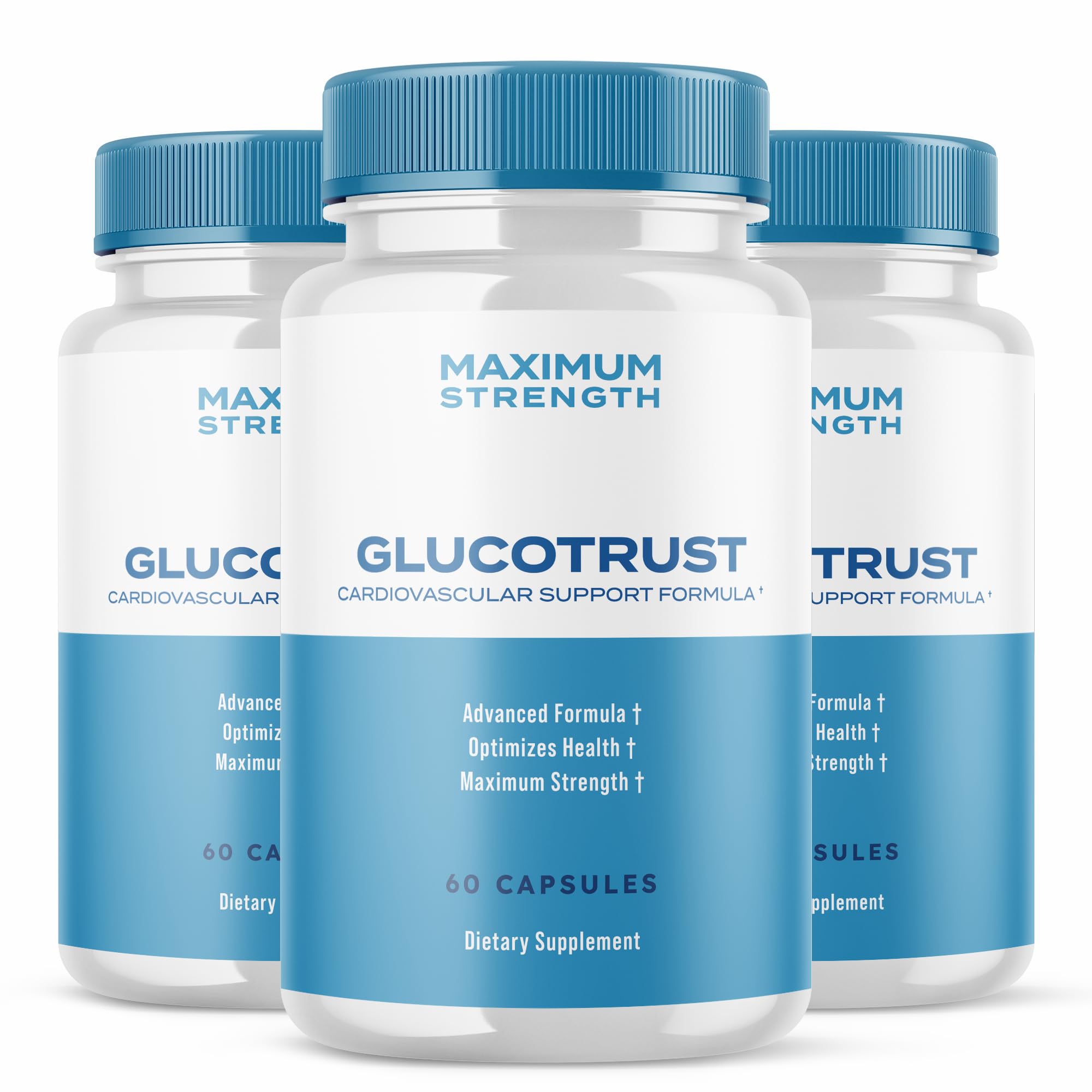 (3 Pack) Glucotrust Capsules - Gluco Trust Capsules - Glucotrust Reviews Advanced 