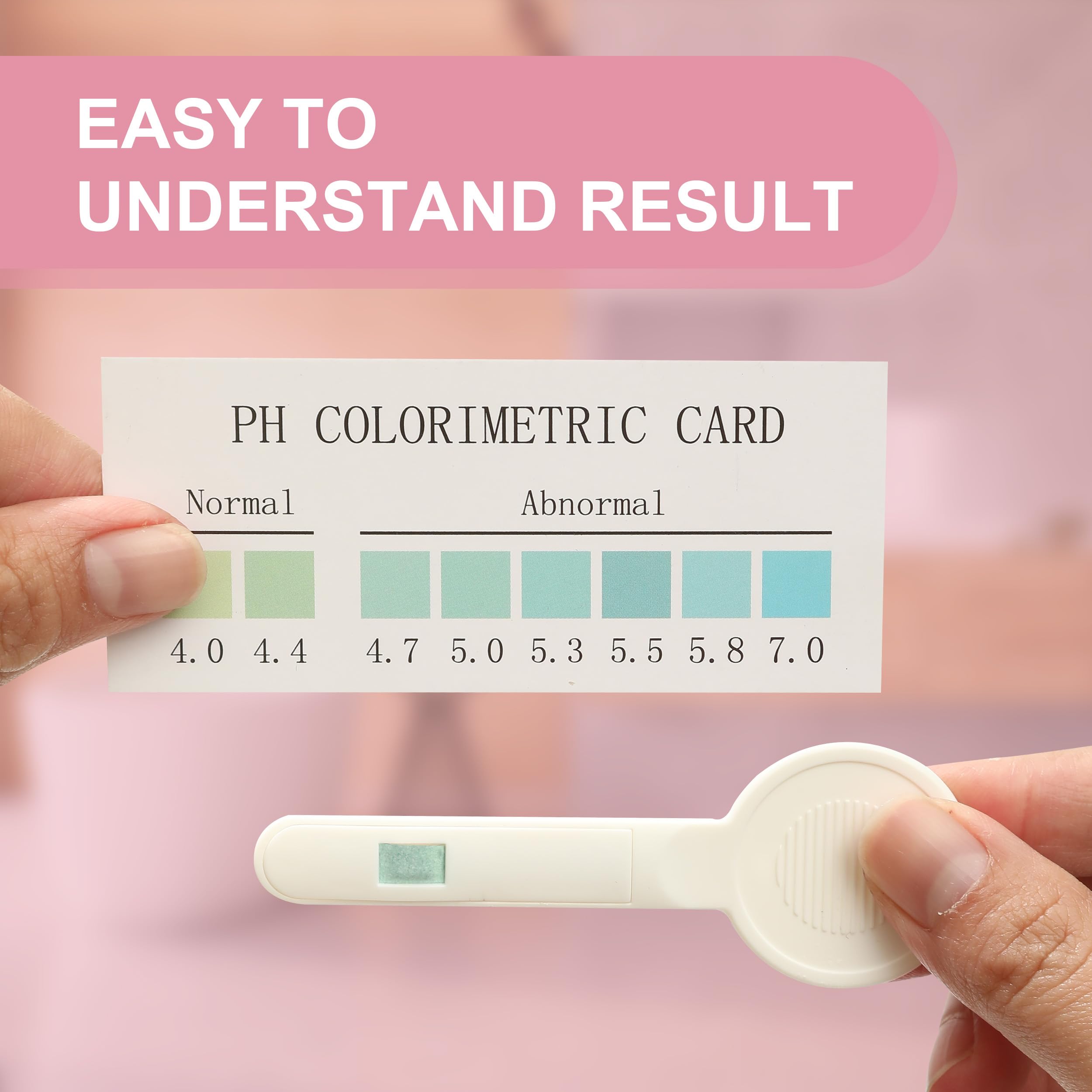 T TESTAHEAD Vaginal pH Test Strips, Feminine Health Vaginal pH Test Strips Kits