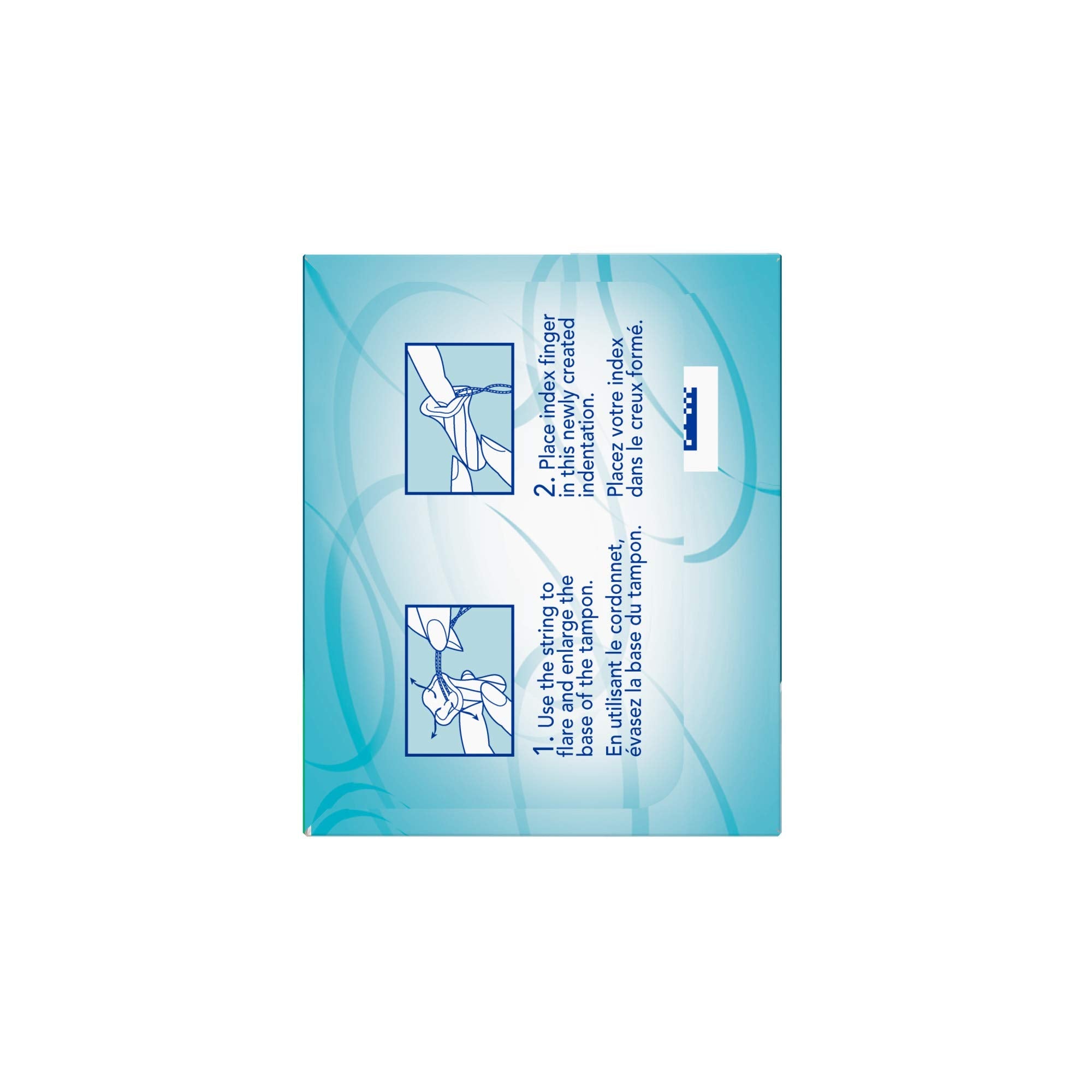 o.b. Tampons | Non-Applicator Tampon, Unscented | Super Tampon, 40ct