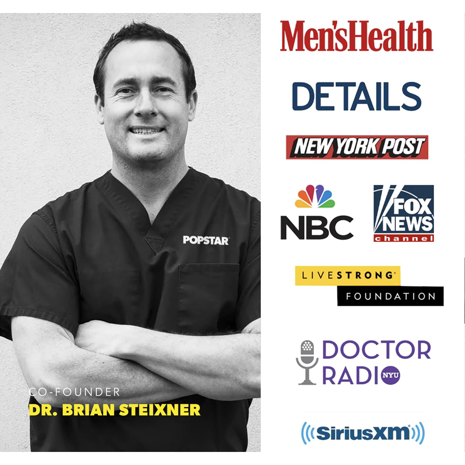 POPSTAR Fertility Supplement for Men - Doctor Formulated Men's Prenatal Vitamins