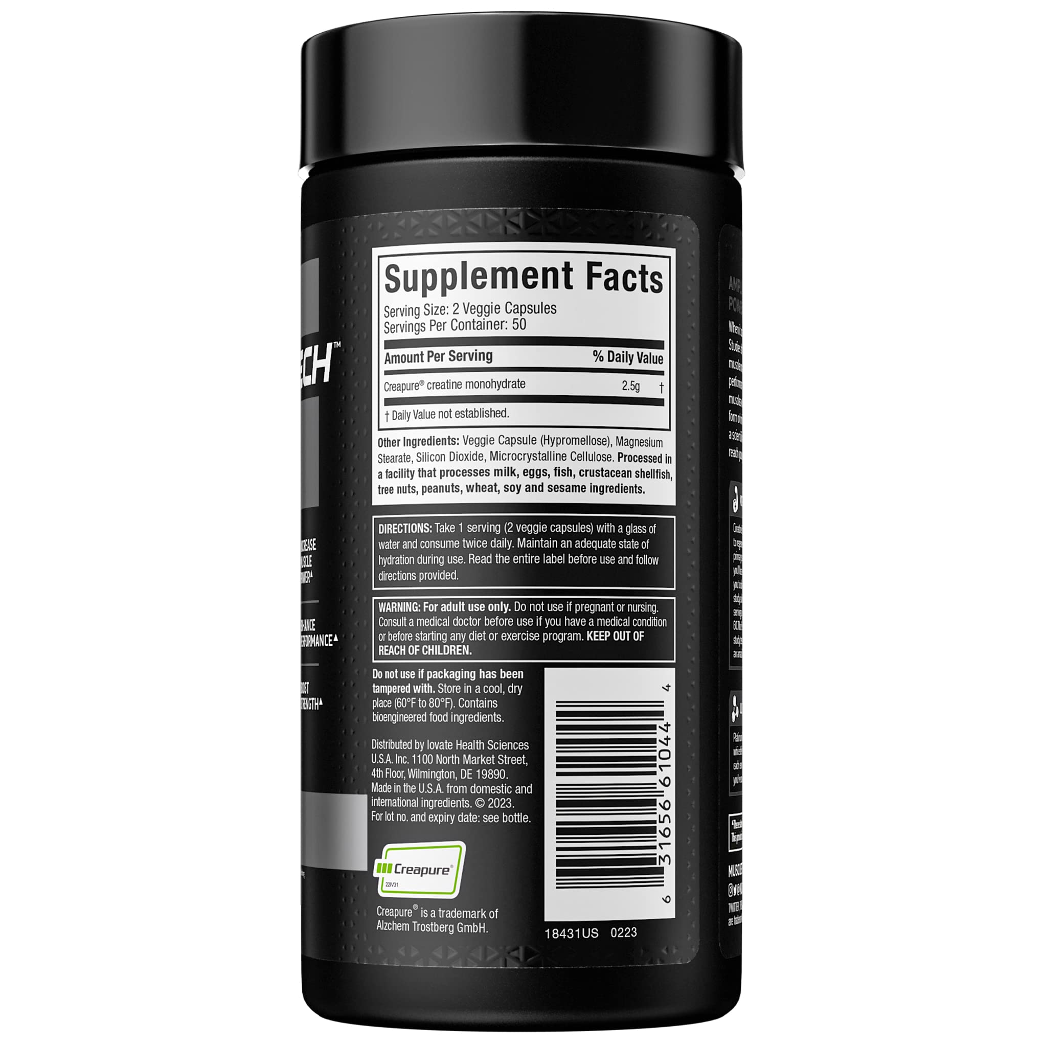 MuscleTech Platinum 100% Creatine Pills | Creatine Monohydrate Pill| | Muscle Recovery