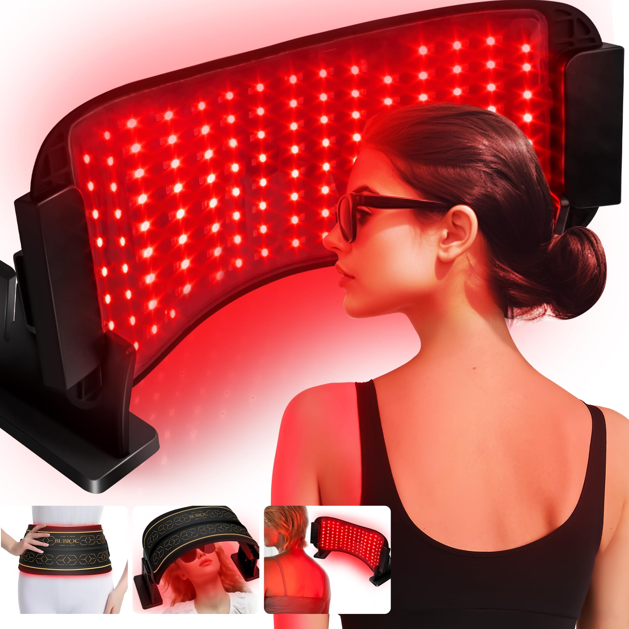 Multifunction Infrared Red Light Therapy for Body and Face, Near-Infrared 850 Red Light Therapy, Cordless