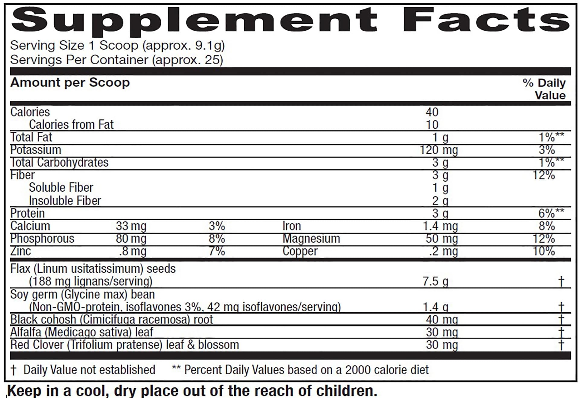 Vitanica Phytoestrogen Herbal Non-GMO PMS, Menopause Relief Supplement for Women,