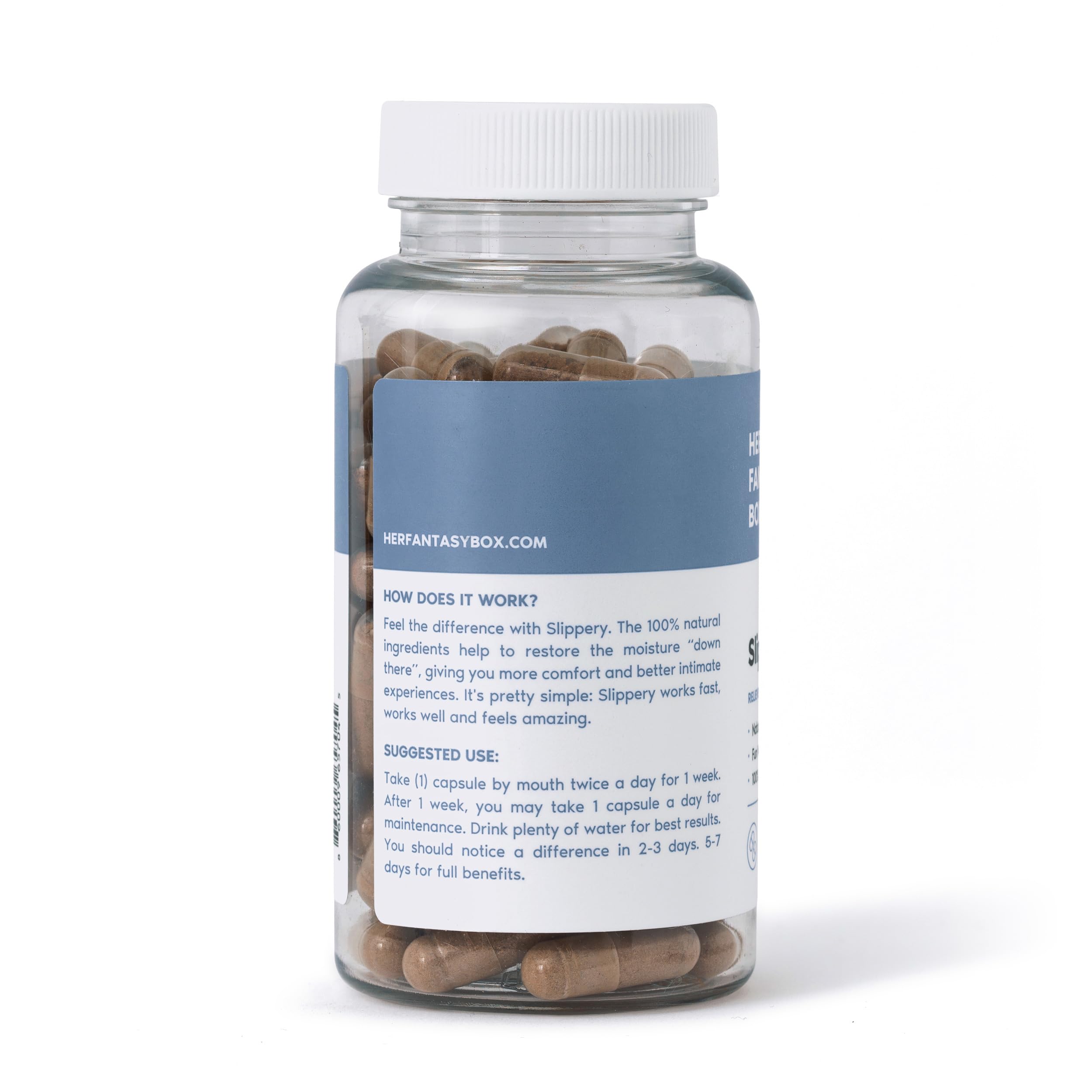 Her Fantasy Box Slippery Box Feminine Care for Vaginal Health | Feminine Care for Women, 60 Fast