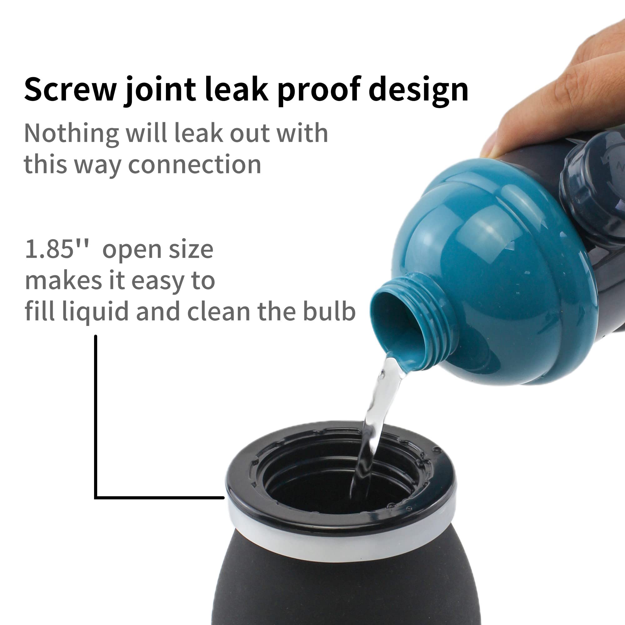 TopQuaFocus 14.5OZ Large Enema Bulb Kit Douche Bulb for Men Women Colon Cleaning Feminine