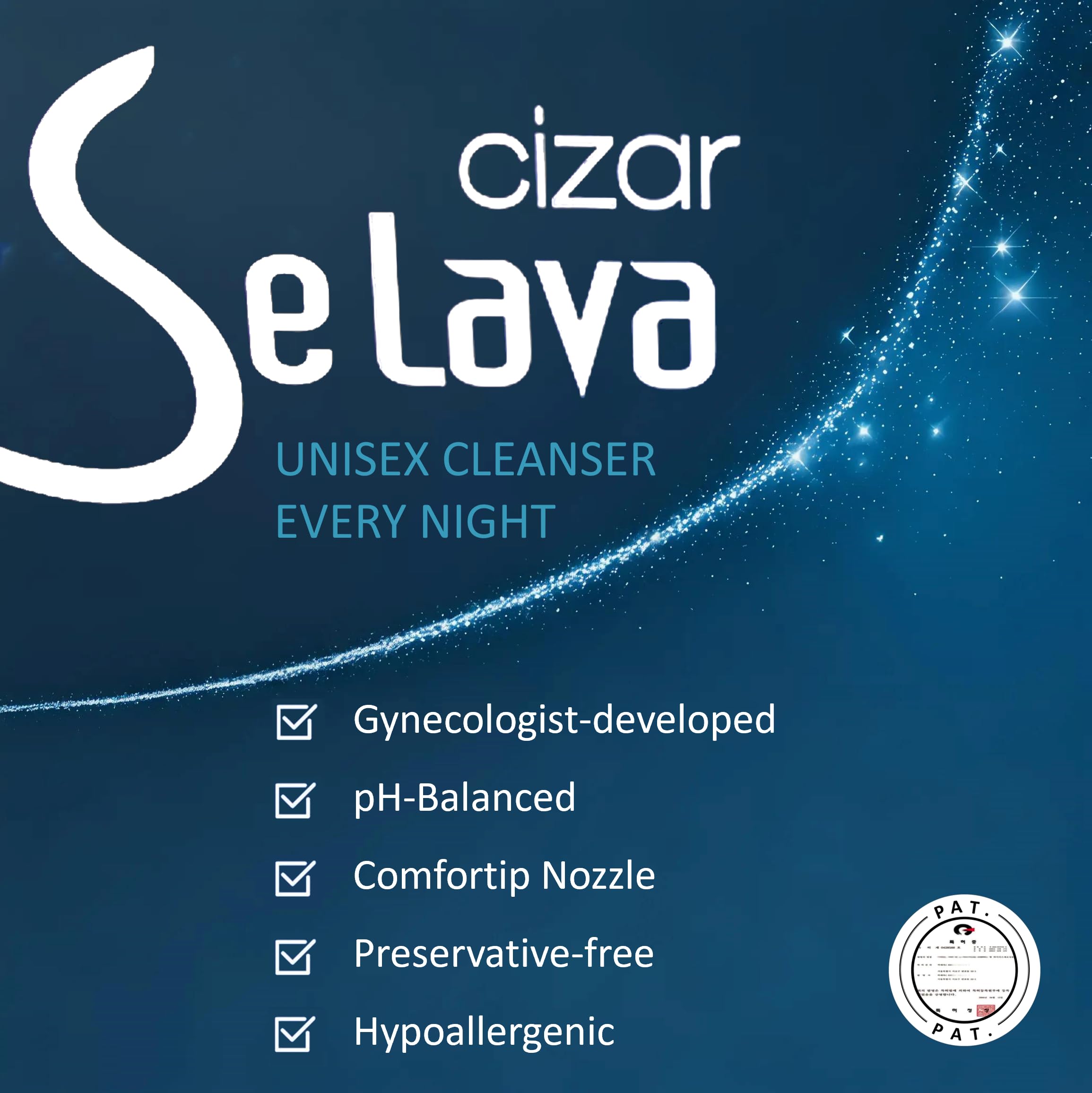 Cizar - Selava, Feminine Wash 15ml 7ea, Gynecologists Developed, Preservative-Free