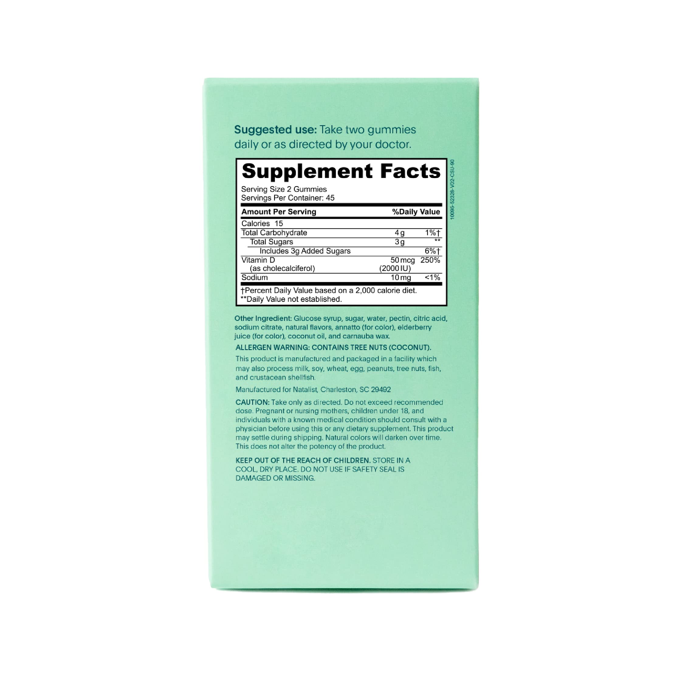 NATALIST Daily Immune Preconception & Pregnancy Gummy Bundle Prenatal Gummies 90 Count