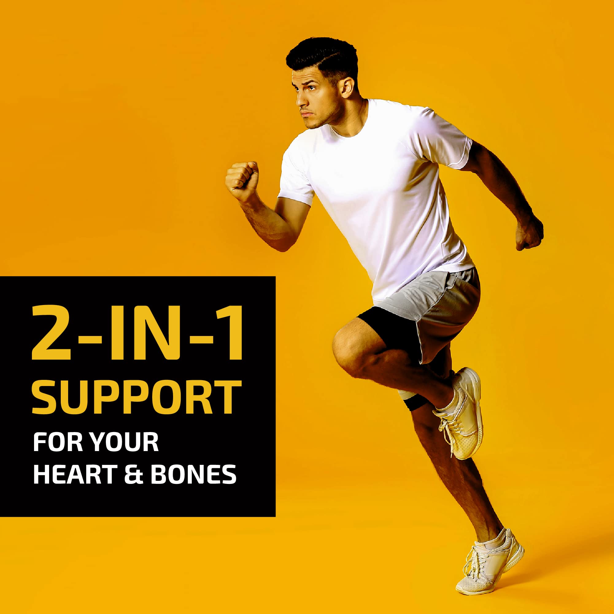 Vitamin D3 K2 5000 IU for Immune System, Strong Bones & Teeth Support | Vitamin D3