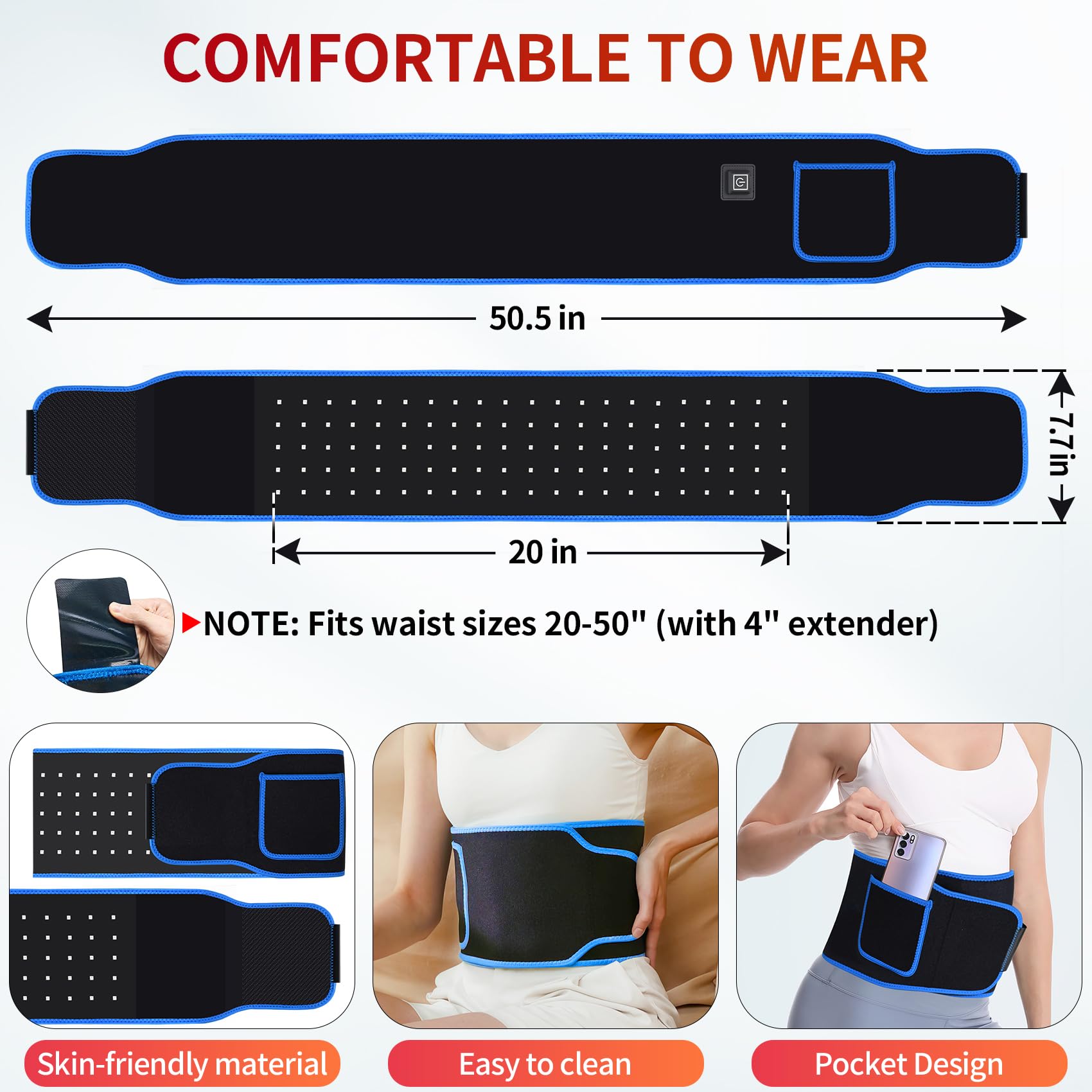 Red Light Therapy Belt, Infrared Light Therapy Red Light Therapy Device, Infrared Light Therapy Wrap