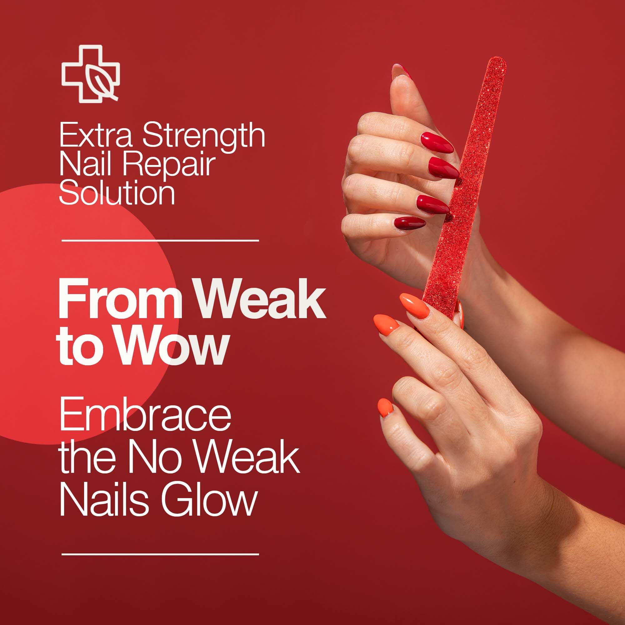 Nail Care Treatment | Weak and Damaged Nails Prevention, Extra Strength Nail Repair Solution, Healthy Nails