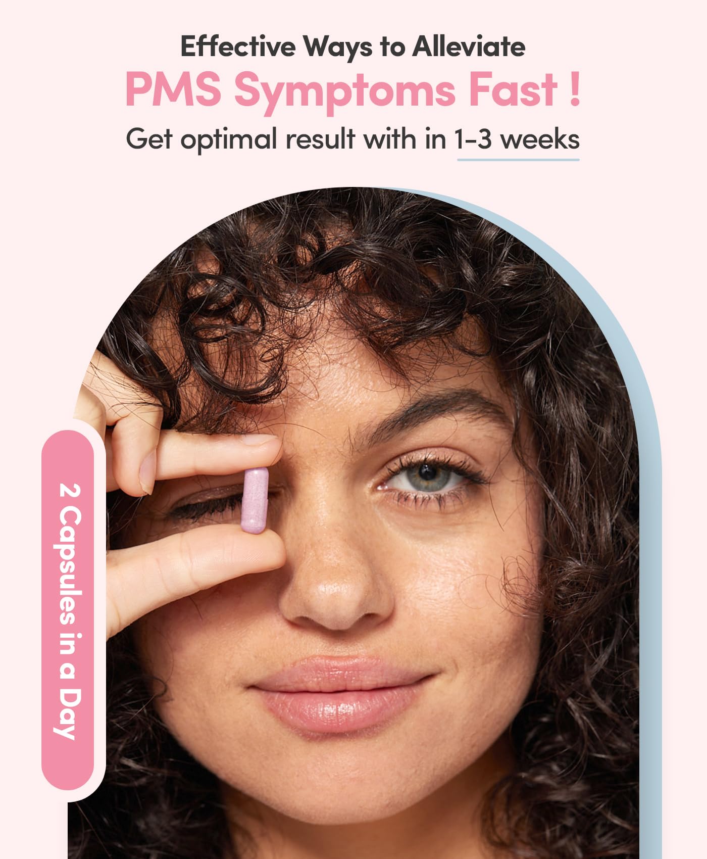 Ovira PMS Supplement for Women | Vitex Berry Extract for Period Cramps, Mood Support and Breast Tenderness