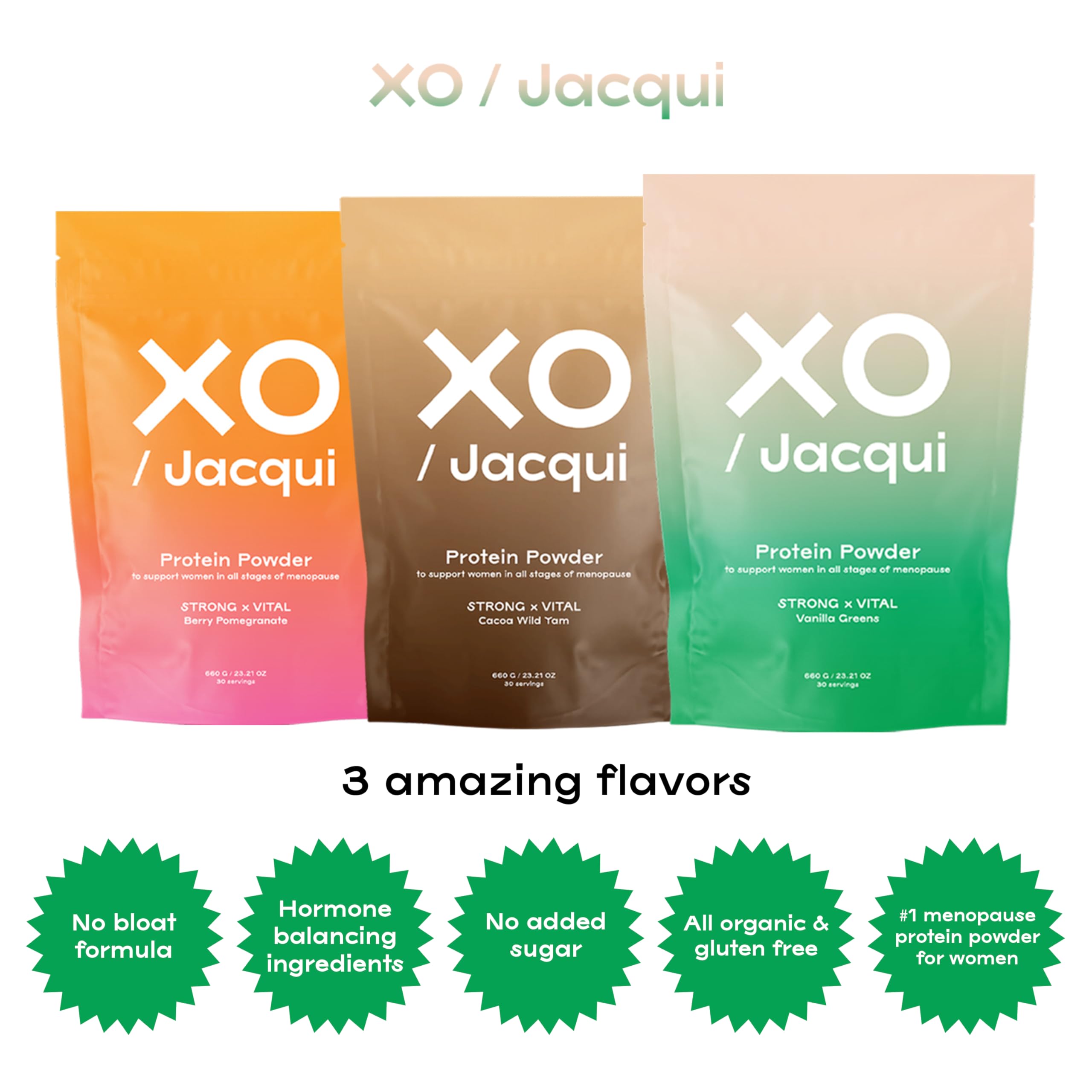 Organic & Vegan Protein Powder for Women Vanilla Greens – Delicious Protein Powder Made