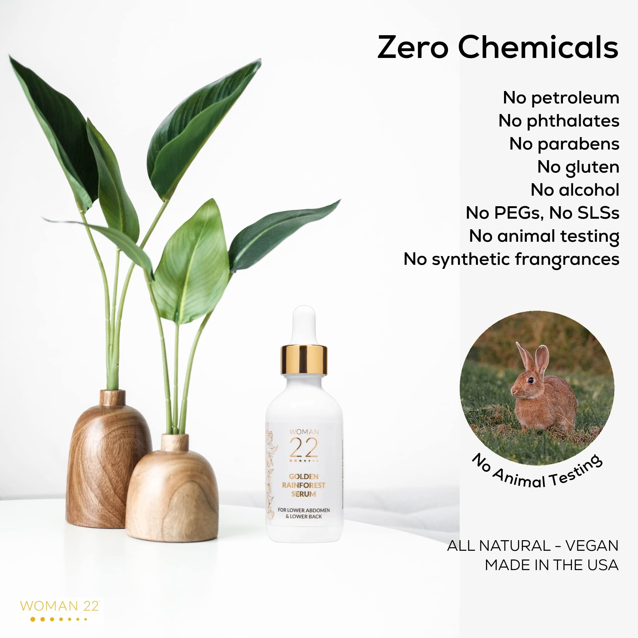 Topical Soothing Serum for Difficult Periods, Cramps, Bloating & more. Apply Lower Abdomen