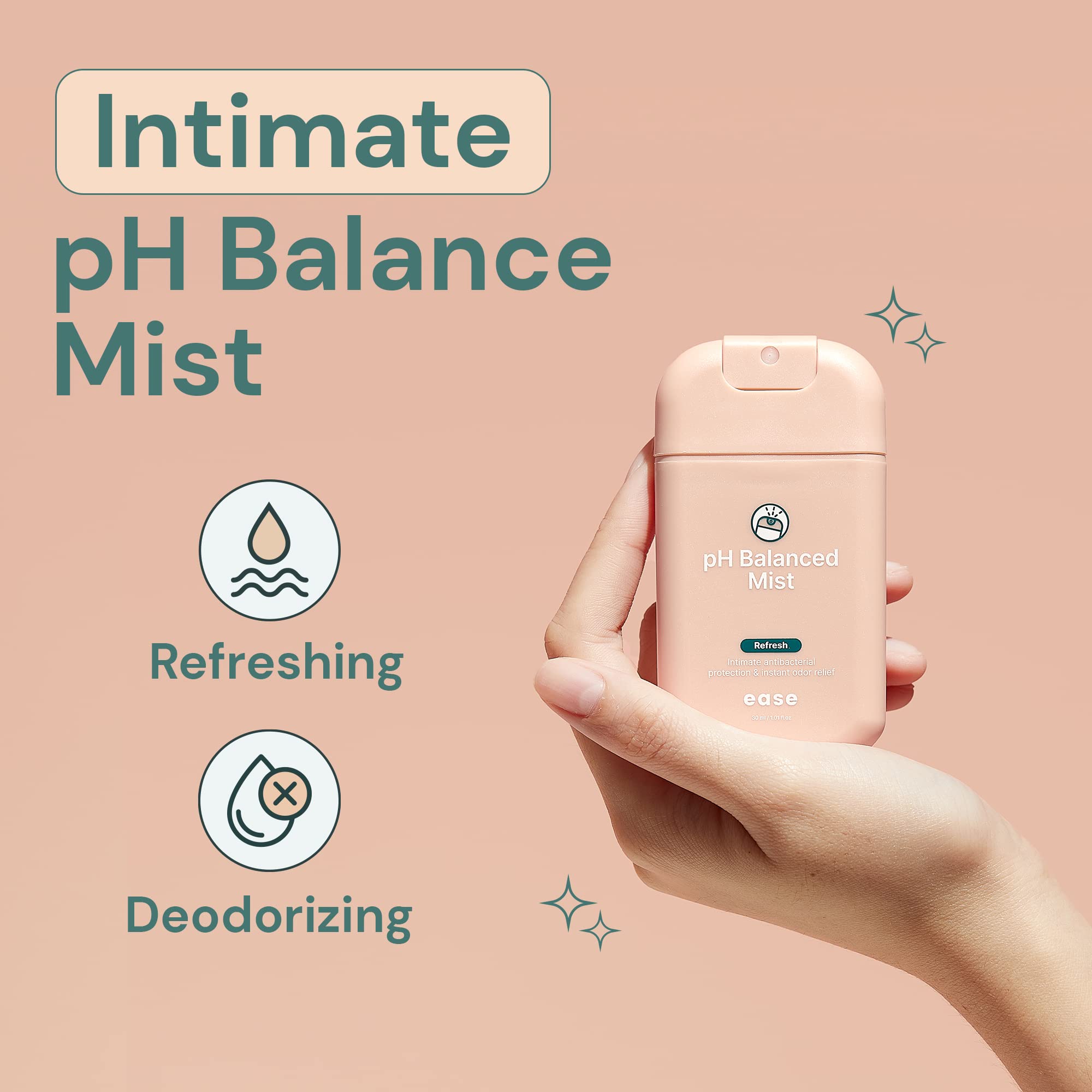 Ease Intimate Soothing pH-Balanced Mist for Feminine Itching and Discomfort Relief