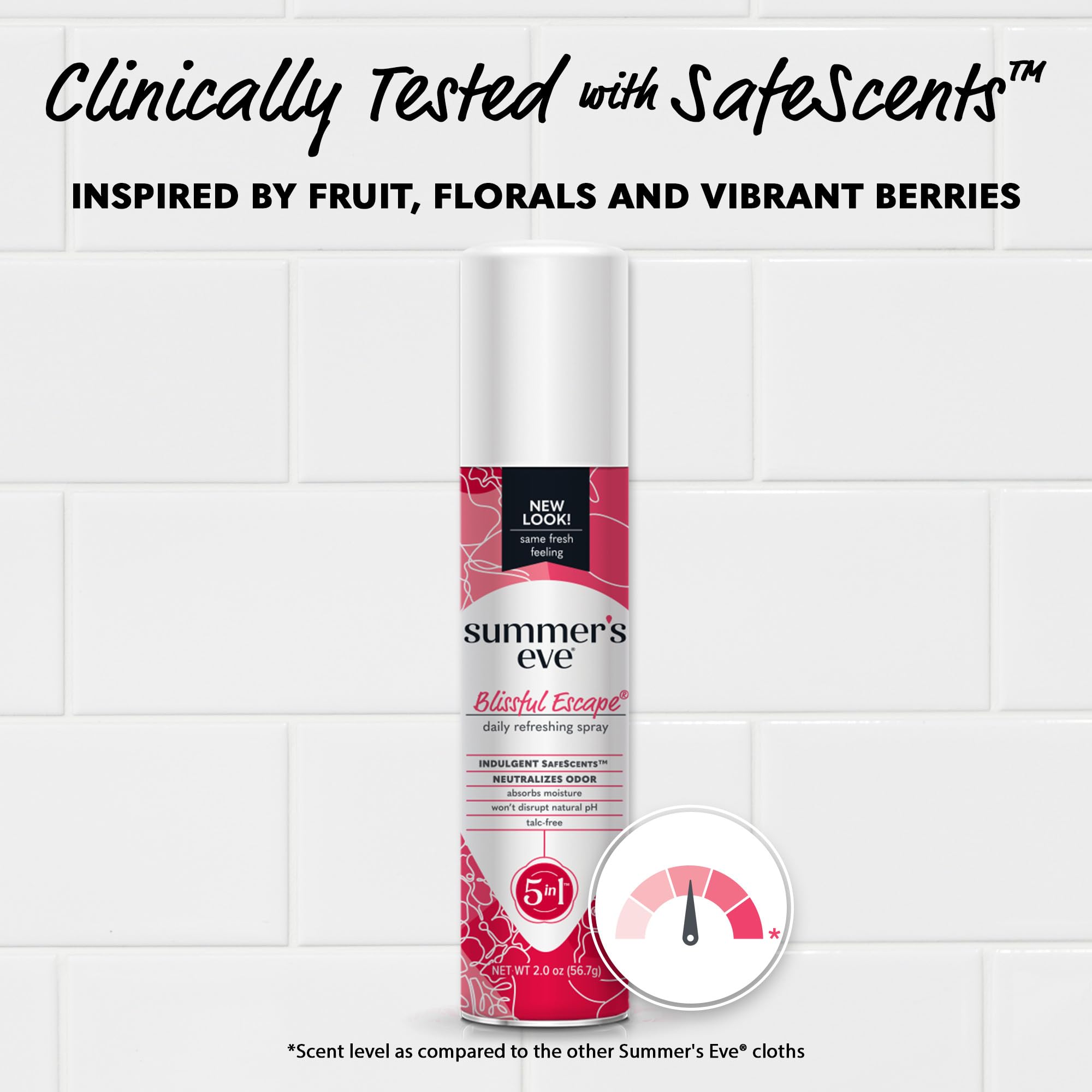 Summer's Eve Blissful Escape Daily Refreshing Feminine Spray, 2 oz