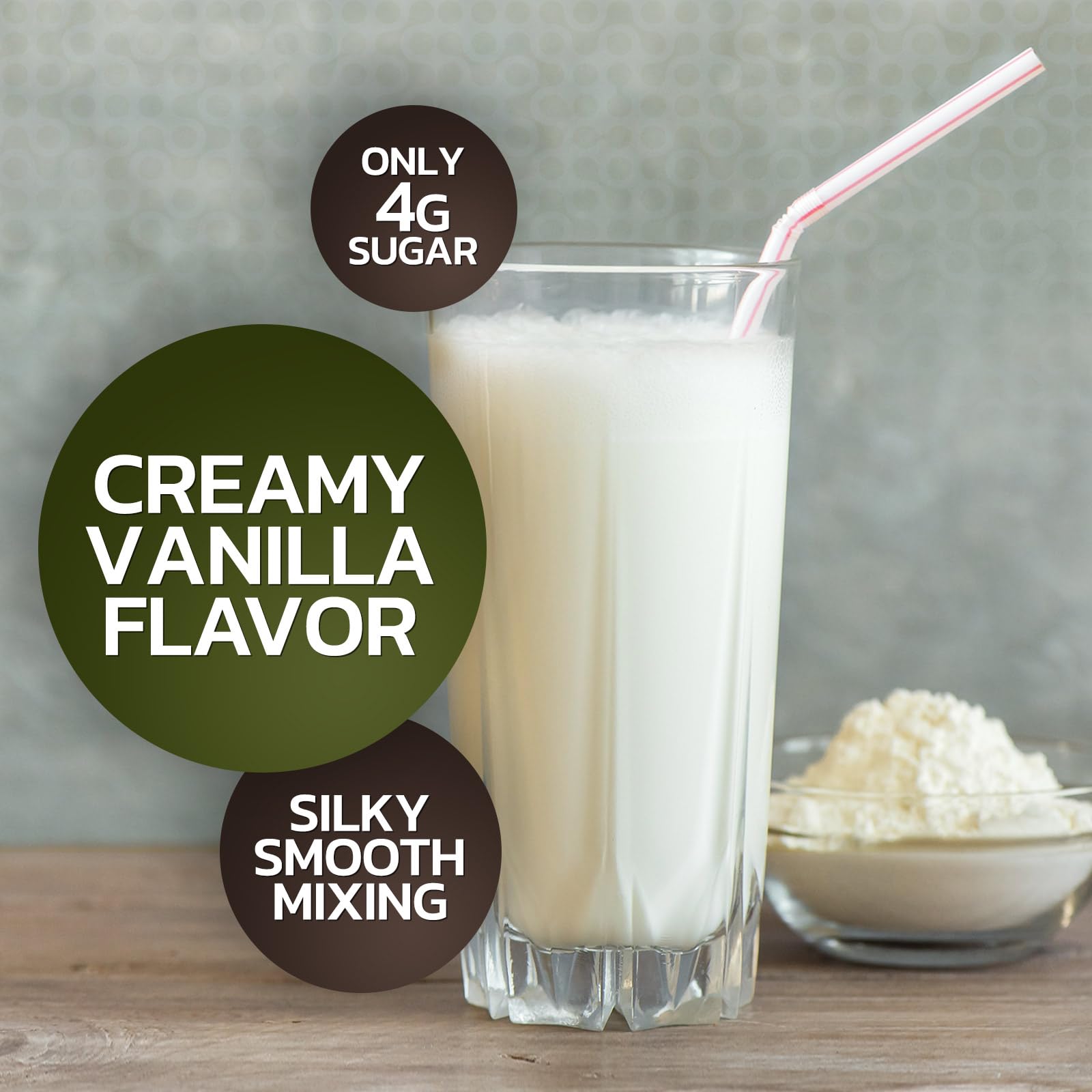 Nature's Protein Powder, 100% Whey Protein Powder Isolate, Immune Support, BCAAs