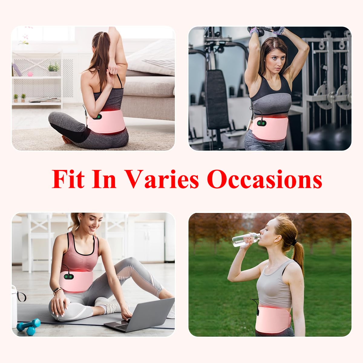 Red Light Therapy Belt for Body, Infrared Light Therapy for Pain Relief, Waterproof Red Light Therapy