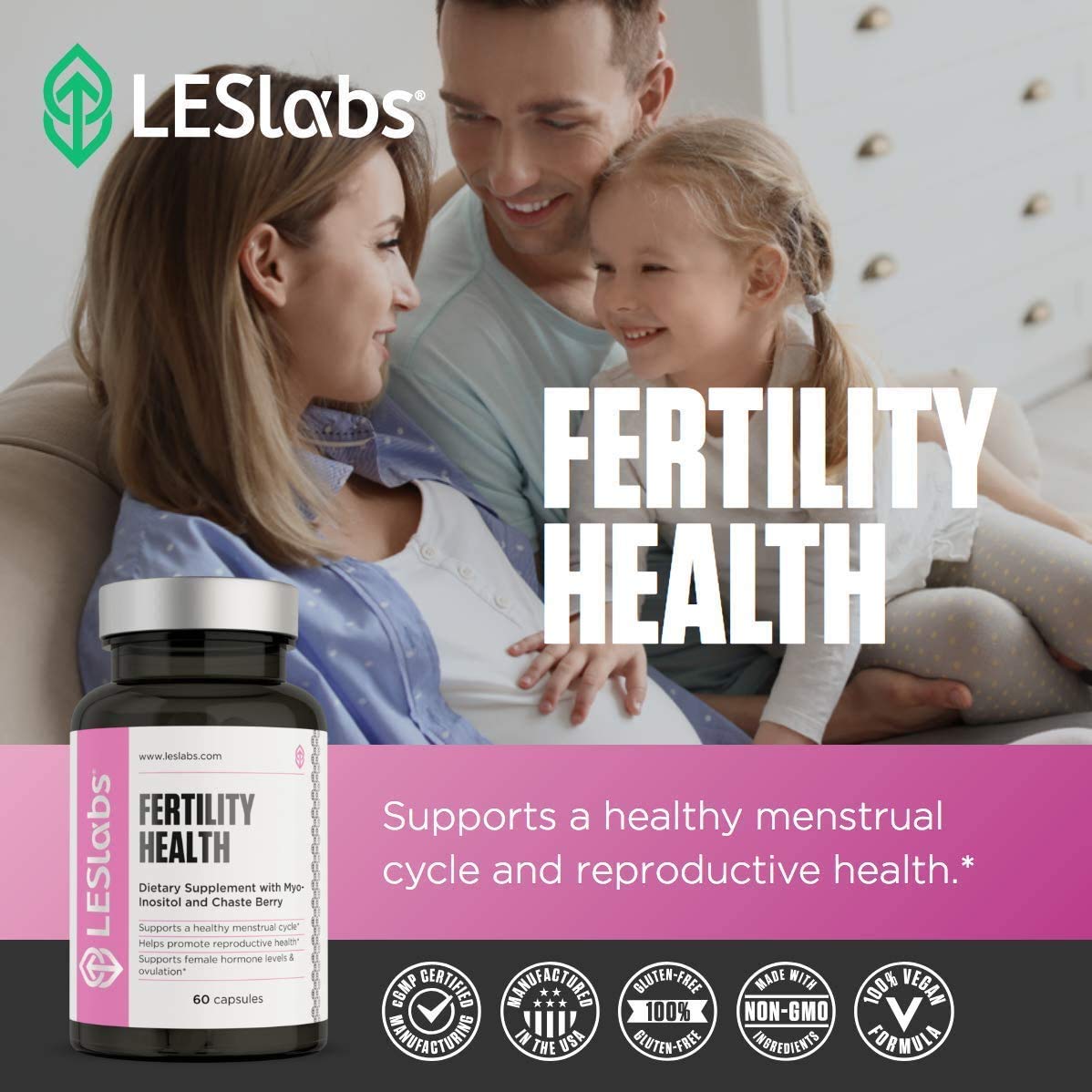 LES Labs Fertility Health – Cycle Regulation, Ovulation & Fertility Support, Hormonal Balance, Ovarian Health