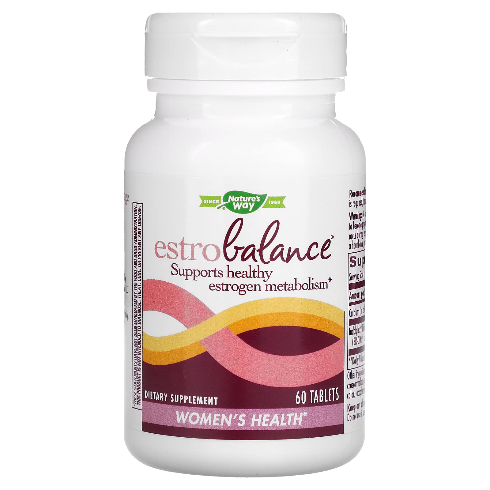 Nature's Way Estrobalance with Absorbable Br-dim, Supports Healthy Estrogen Metabolism, 60 Count