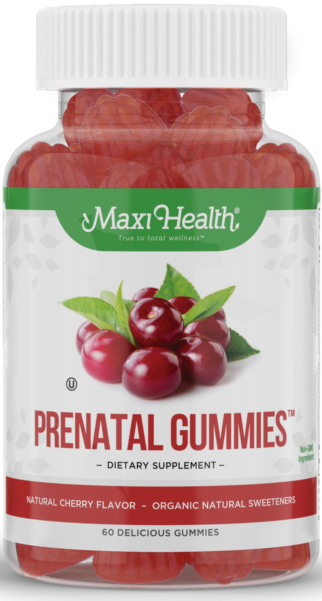 Organic Prenatal Gummies for Women - The Sweet Way to Nurture Your Tomorrow - Kosher Cherry