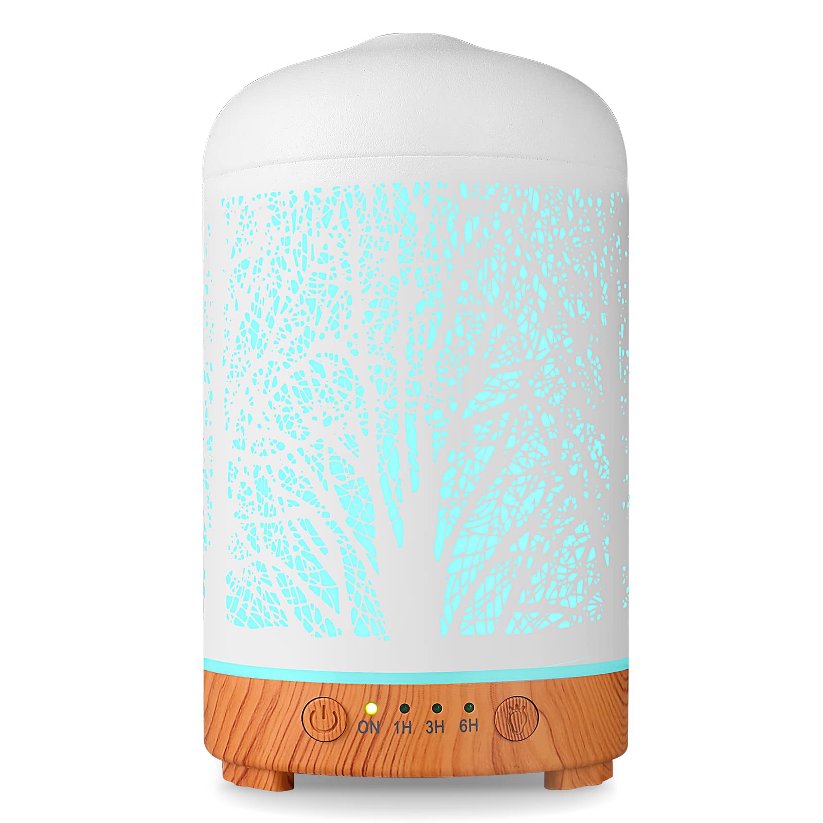 ENAROMA 200ML Aromatherapy Diffuser White Forest Ultrasonic Essential Oil Diffuser