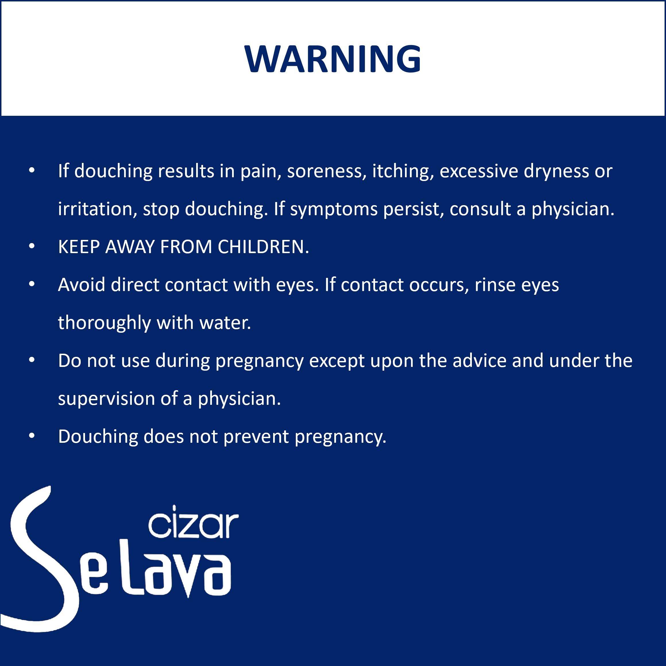 Cizar - Selava, Feminine Wash 15ml 7ea, Gynecologists Developed, Preservative-Free