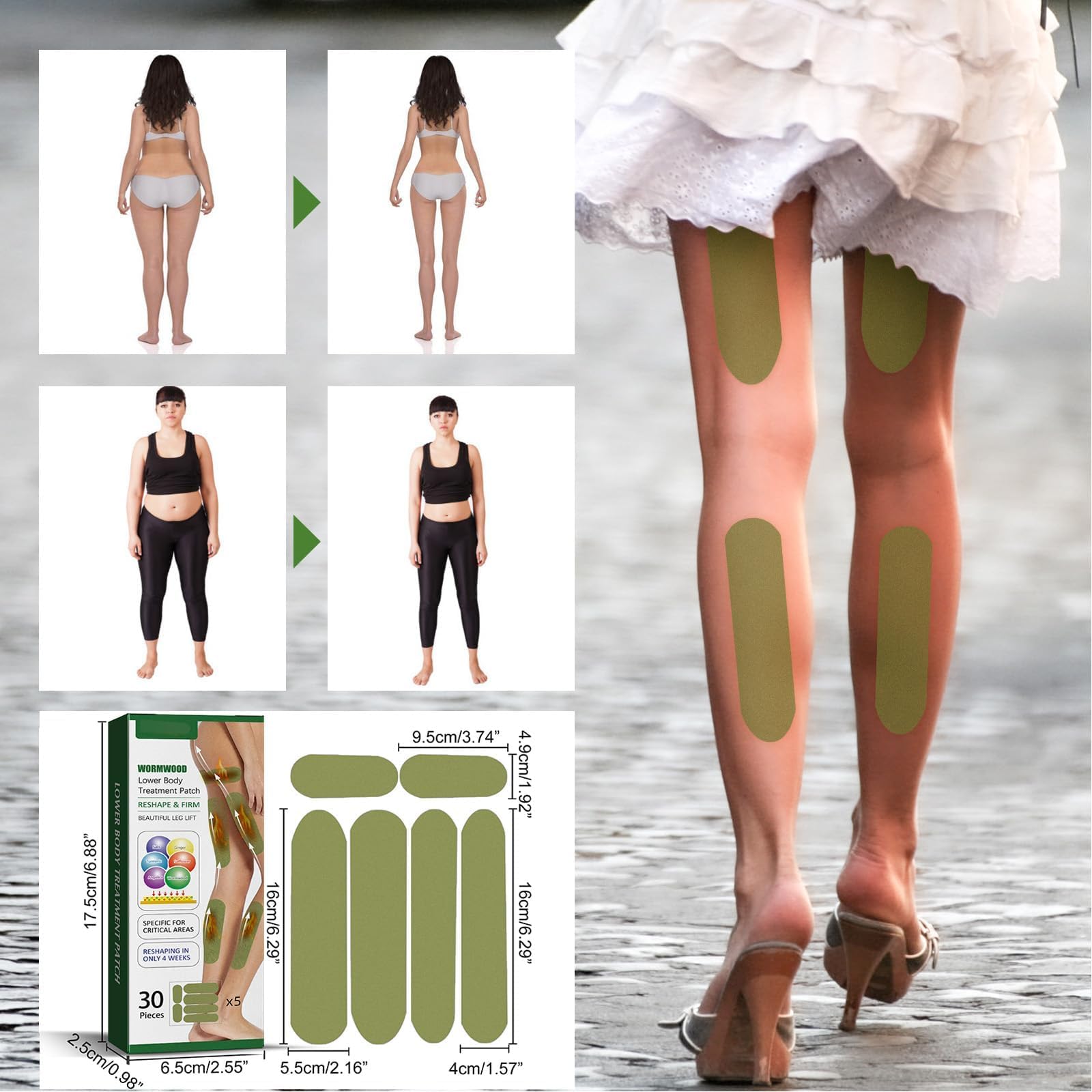 Herballegs Cellulite Reduction Patches, Herbal Legs Cellulite Reduction Patches, Herbalfusion Cellulite