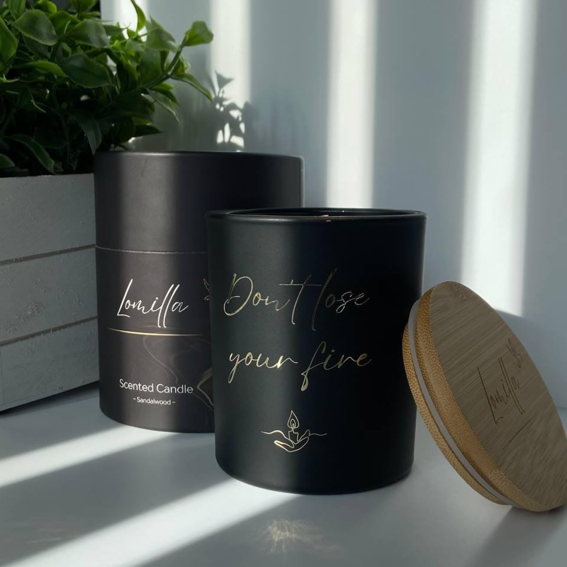 100% Natural Soy Wax Candle, Valentines Day Gifts for Women & Men, Candles for Home