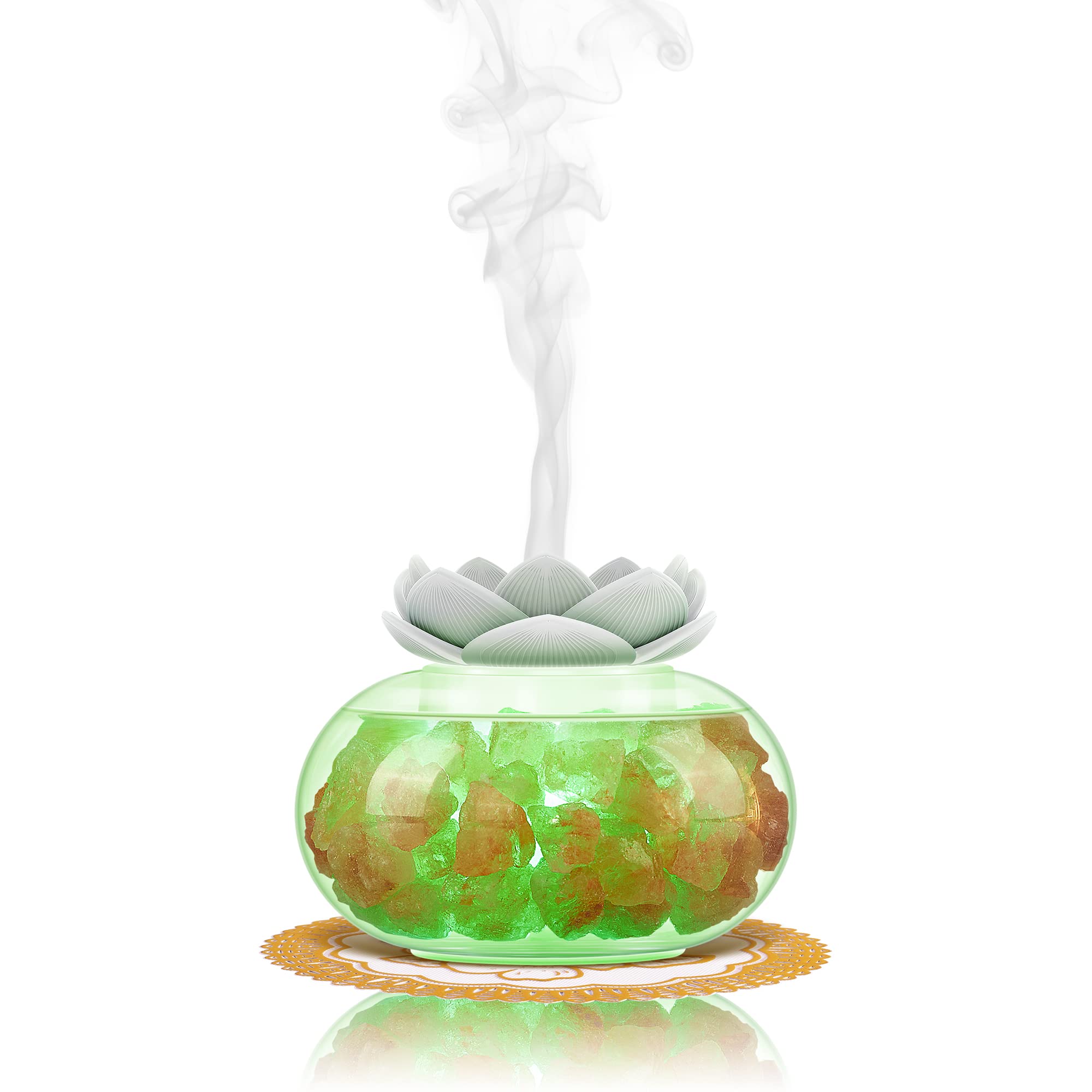 Essential Oil Diffusers Aromatherapy Diffuser: YeeQue Salt Lamp Diffuser for Home Bedroom Office